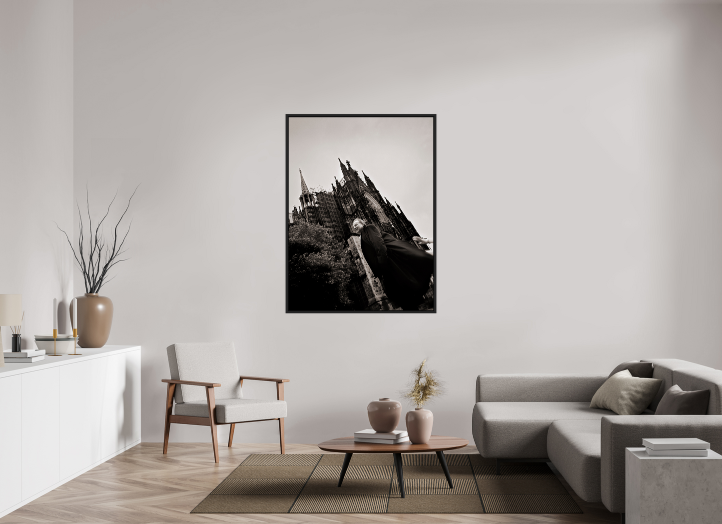 105 x 140 cm, Floater Frame | Black Matte Klaus Maria Brandauer 01