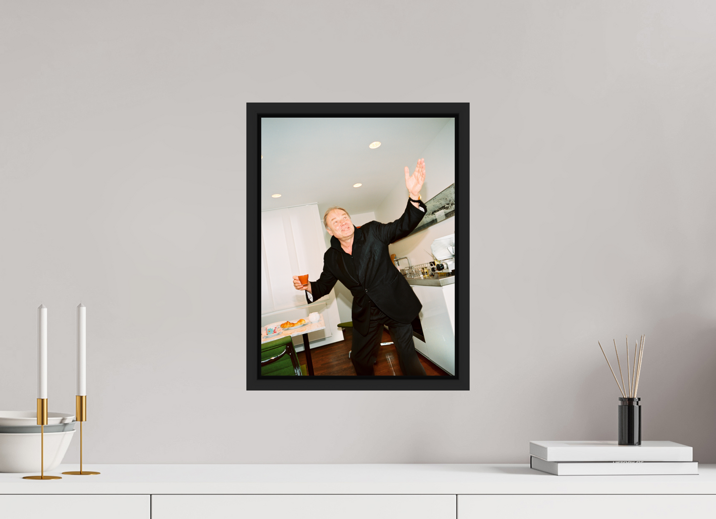 30 x 40 cm, Floater Frame | Black Matte Klaus Maria Brandauer 02