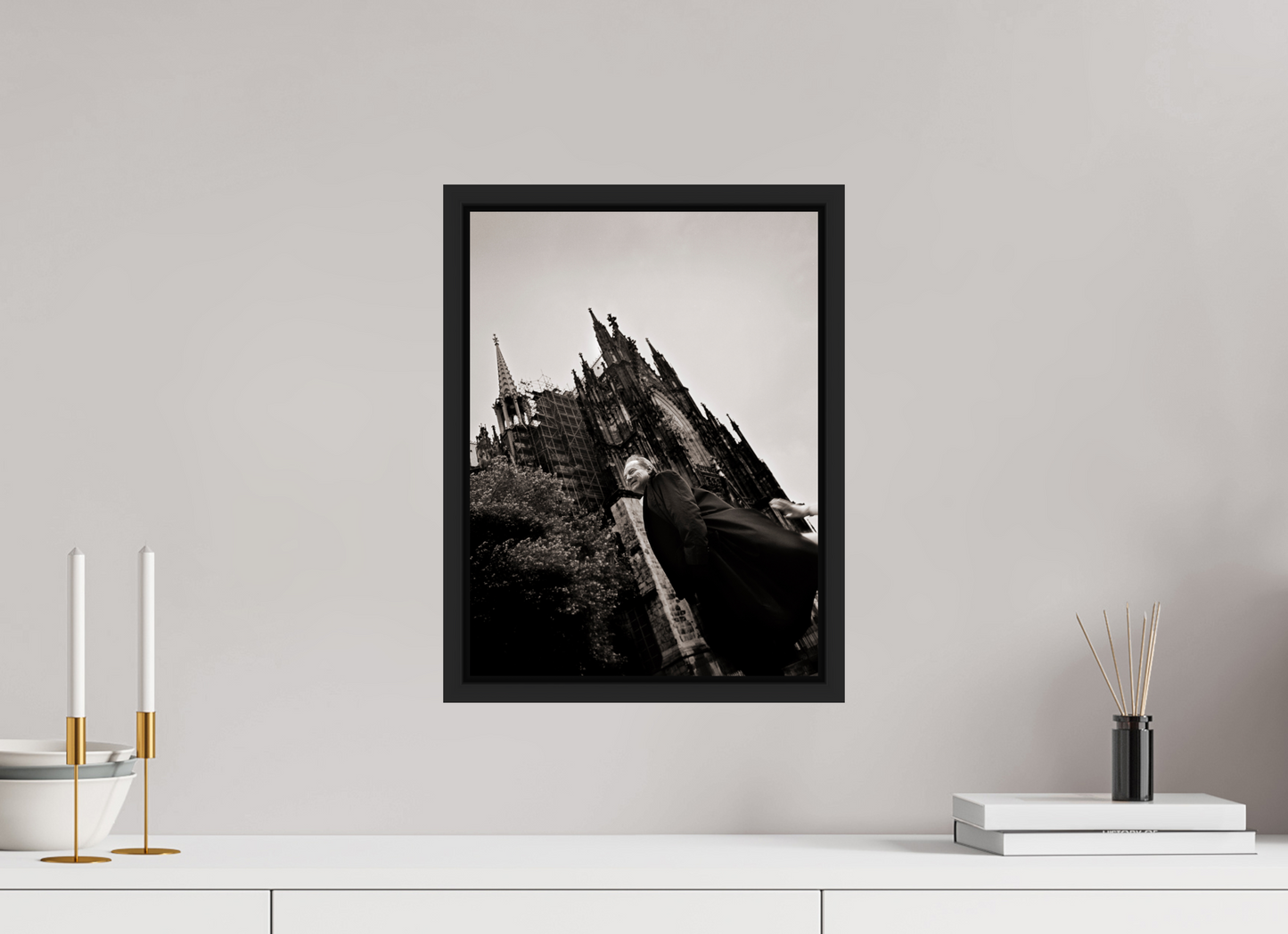 30 x 40 cm, Floater Frame | Black Matte Klaus Maria Brandauer 01