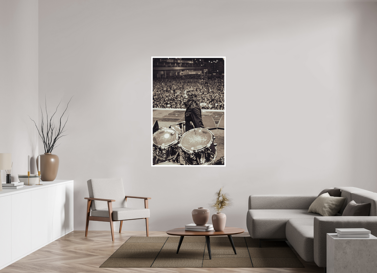 100 x 150 cm, Fine Art Print Dave Grohl - Foo Fighters Live 10