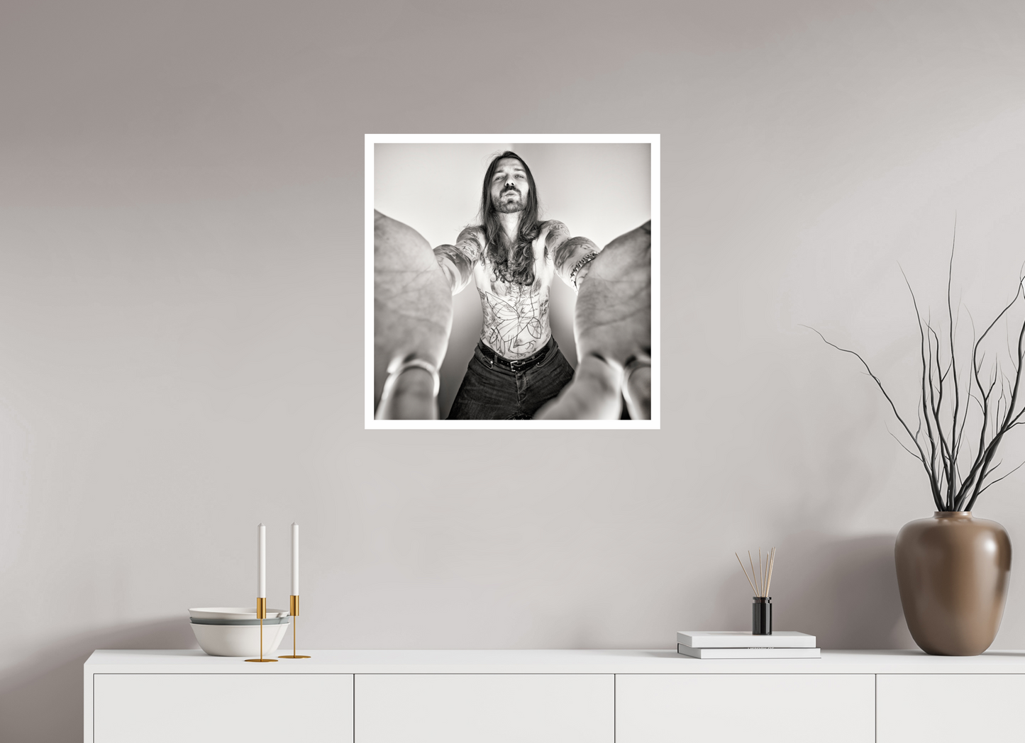 60 x 60 cm, Fine Art Print Simon Neil - Biffy Clyro 02