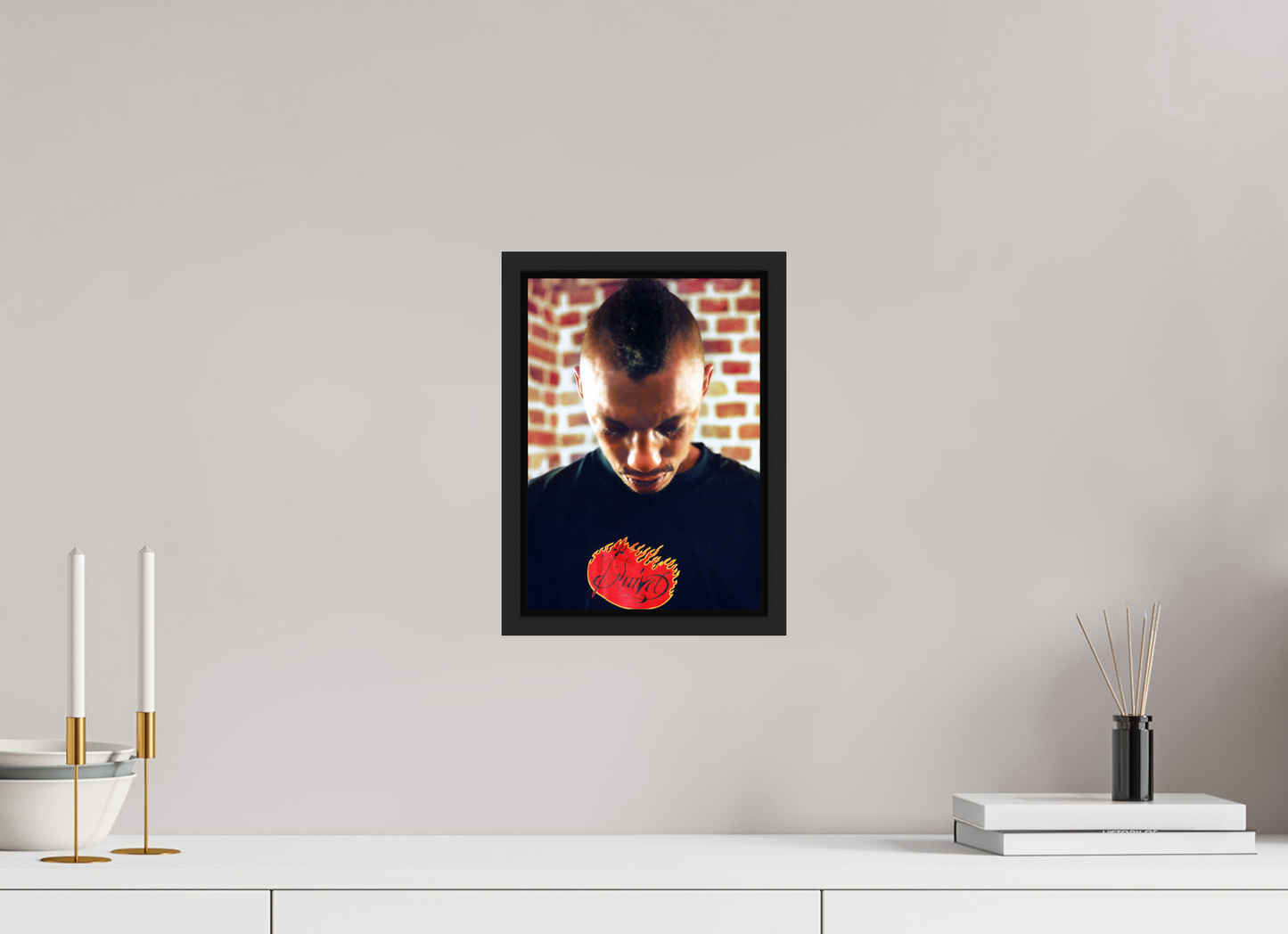 20 x 28,5 cm, Floater Frame | Black Matte Tricky 01