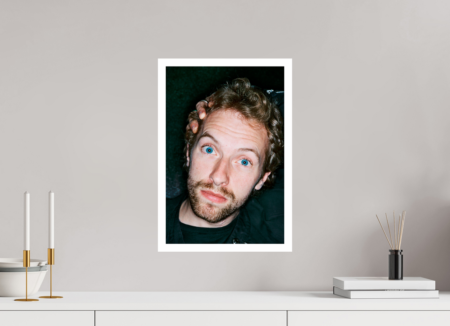30 x 45 cm, Fine Art Print Chris Martin - Coldplay 08