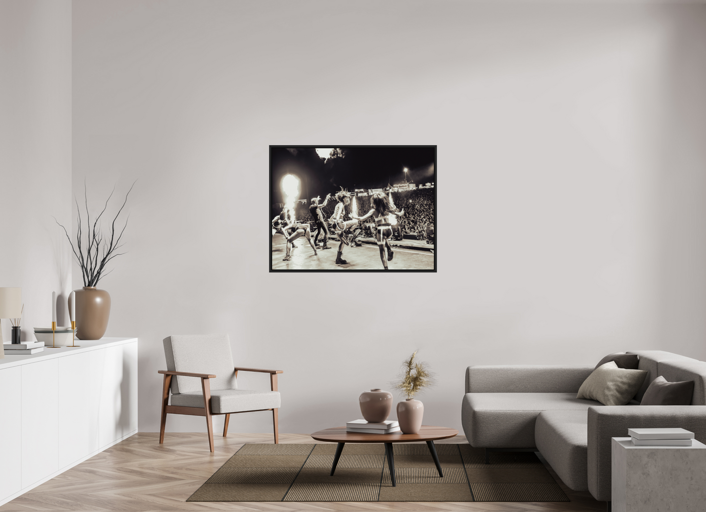 120 x 90 cm, Floater Frame | Black Matte Scooter Live 03