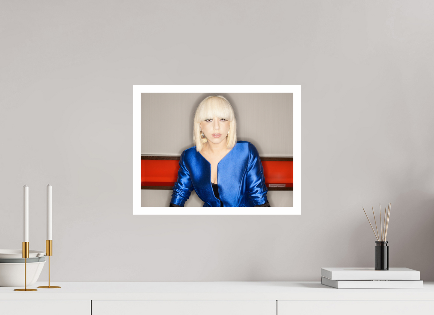 40 x 30 cm, Fine Art Print Lady Gaga 09