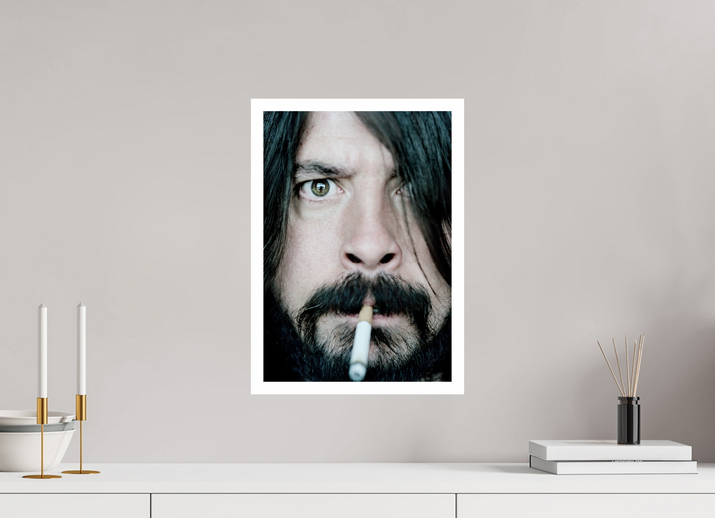 30 x 43,2 cm, Fine Art Print Dave Grohl - Foo Fighters 01
