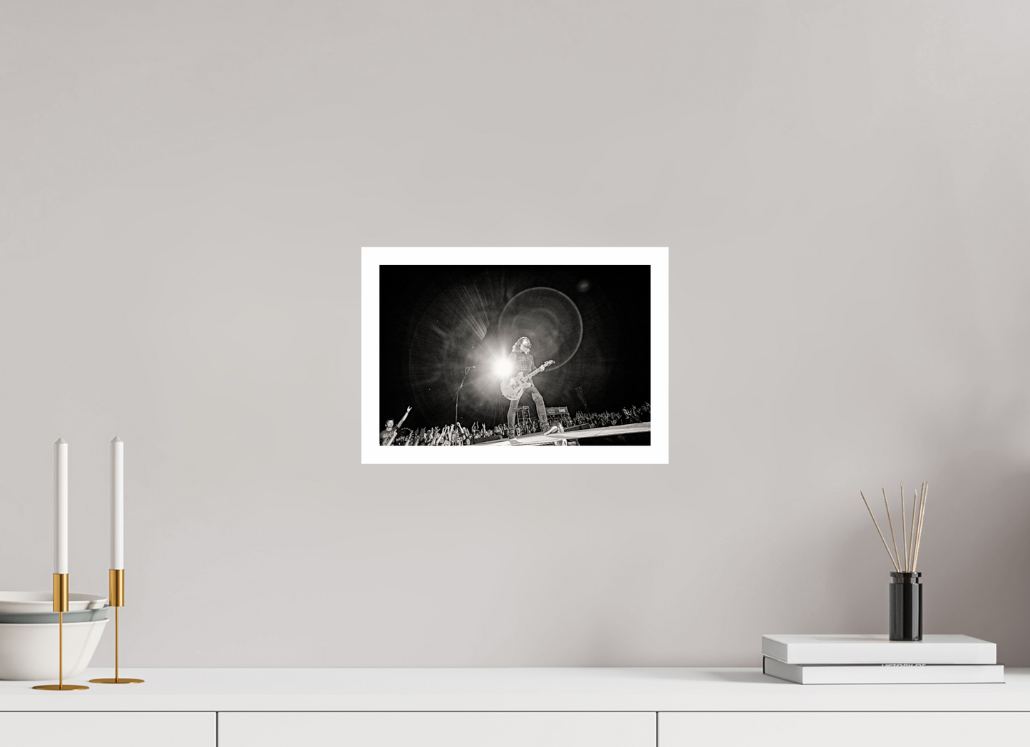 30 x 20 cm, Fine Art Print Dave Grohl - Foo Fighters Live 08