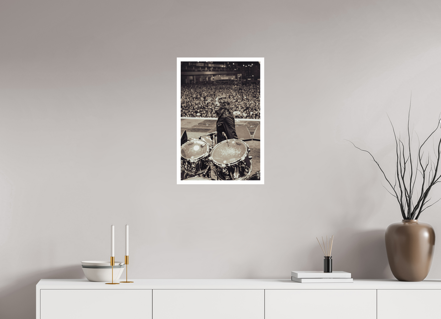 40 x 60 cm, Fine Art Print Dave Grohl - Foo Fighters Live 10