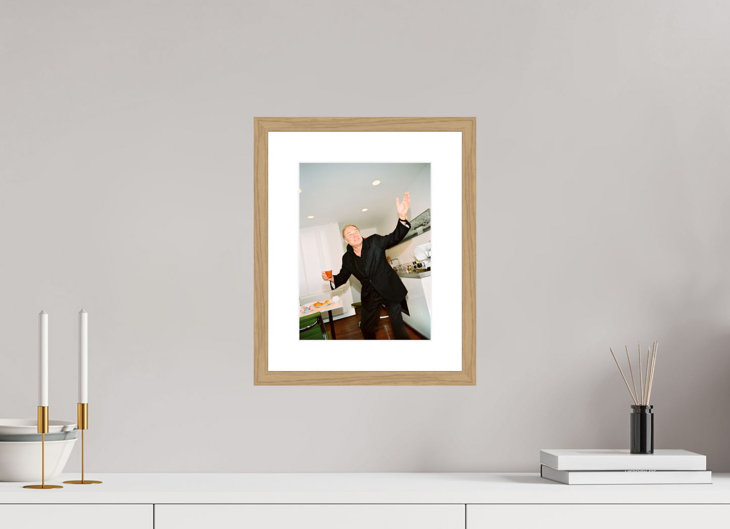 21 x 28 cm, Wood Frame with Passe-Partout | Oak Klaus Maria Brandauer 02