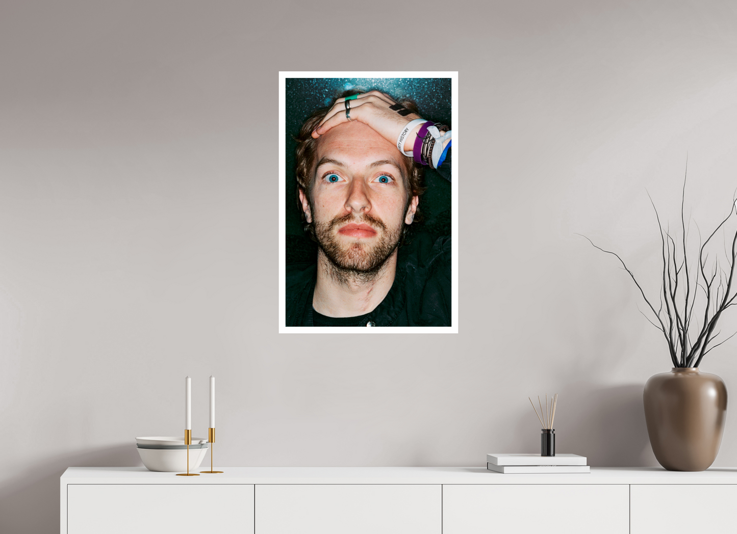 50 x 75 cm, Fine Art Print Chris Martin - Coldplay 07