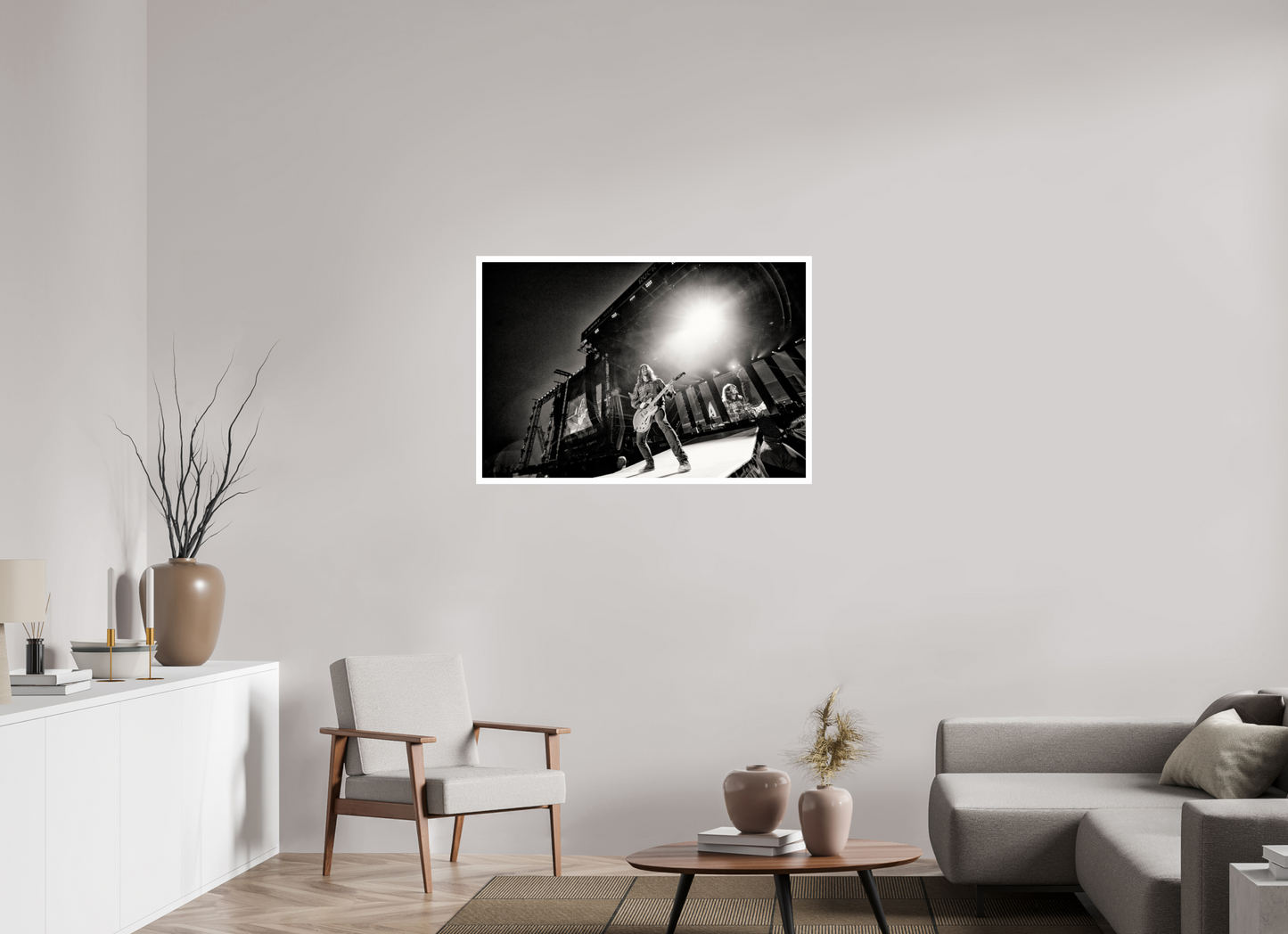 105 x 70 cm, Fine Art Print Dave Grohl - Foo Fighters Live 07