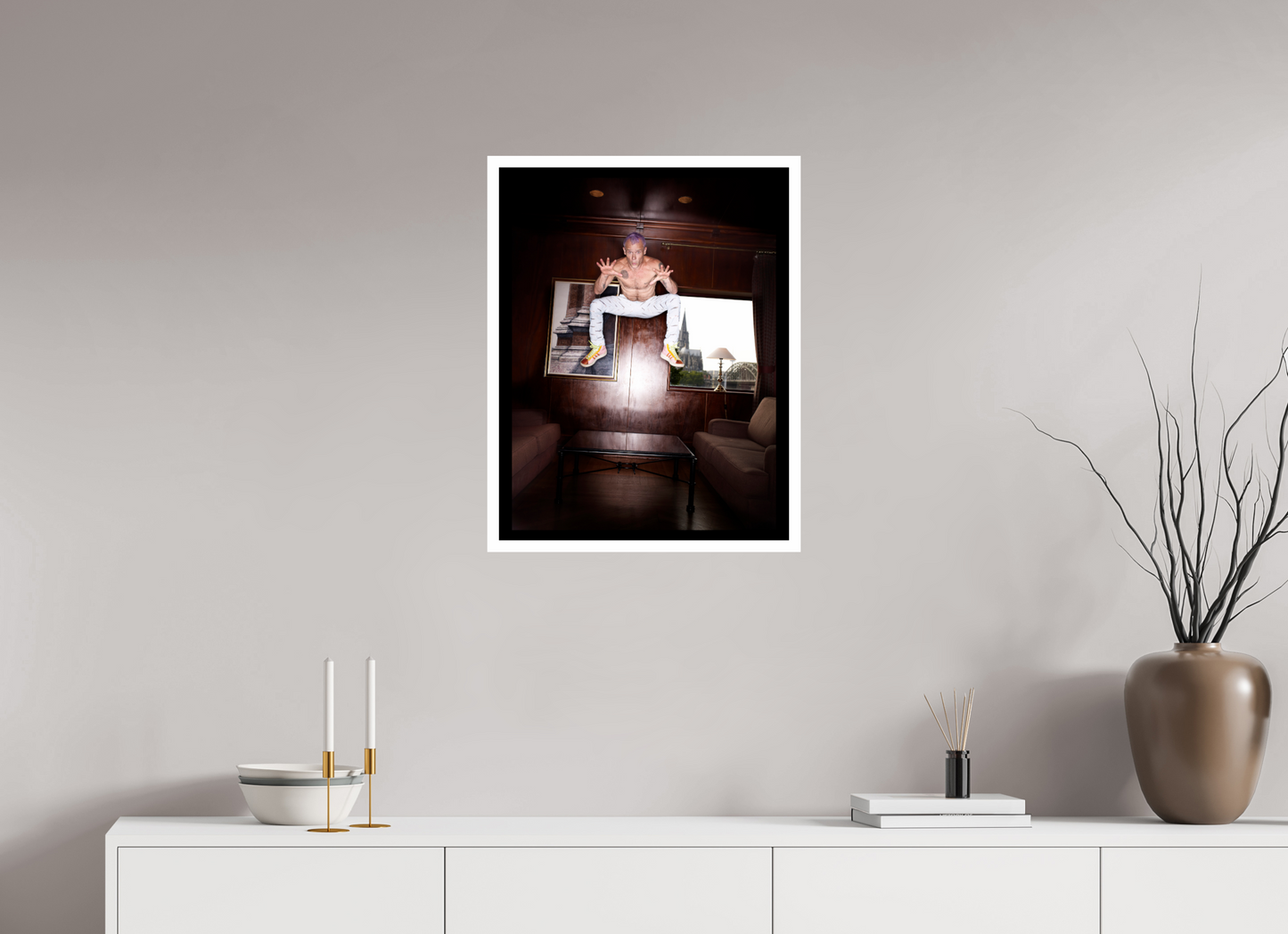 50 x 64,3 cm, Fine Art Print Flea - Red Hot Chili Peppers 02