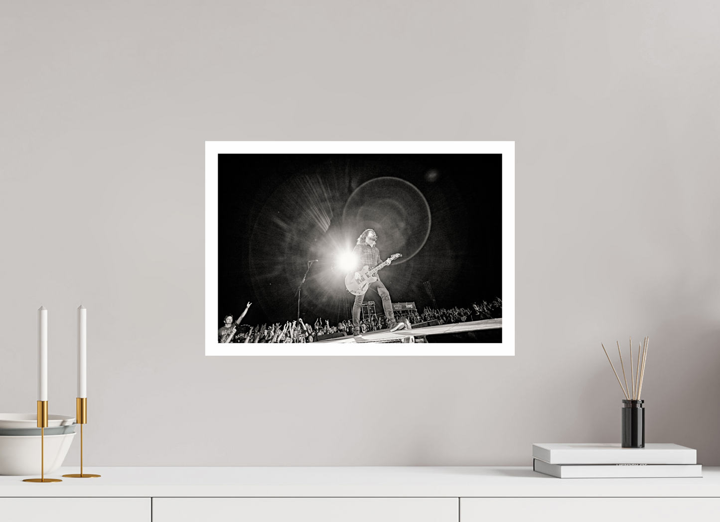 45 x 30 cm, Fine Art Print Dave Grohl - Foo Fighters Live 08