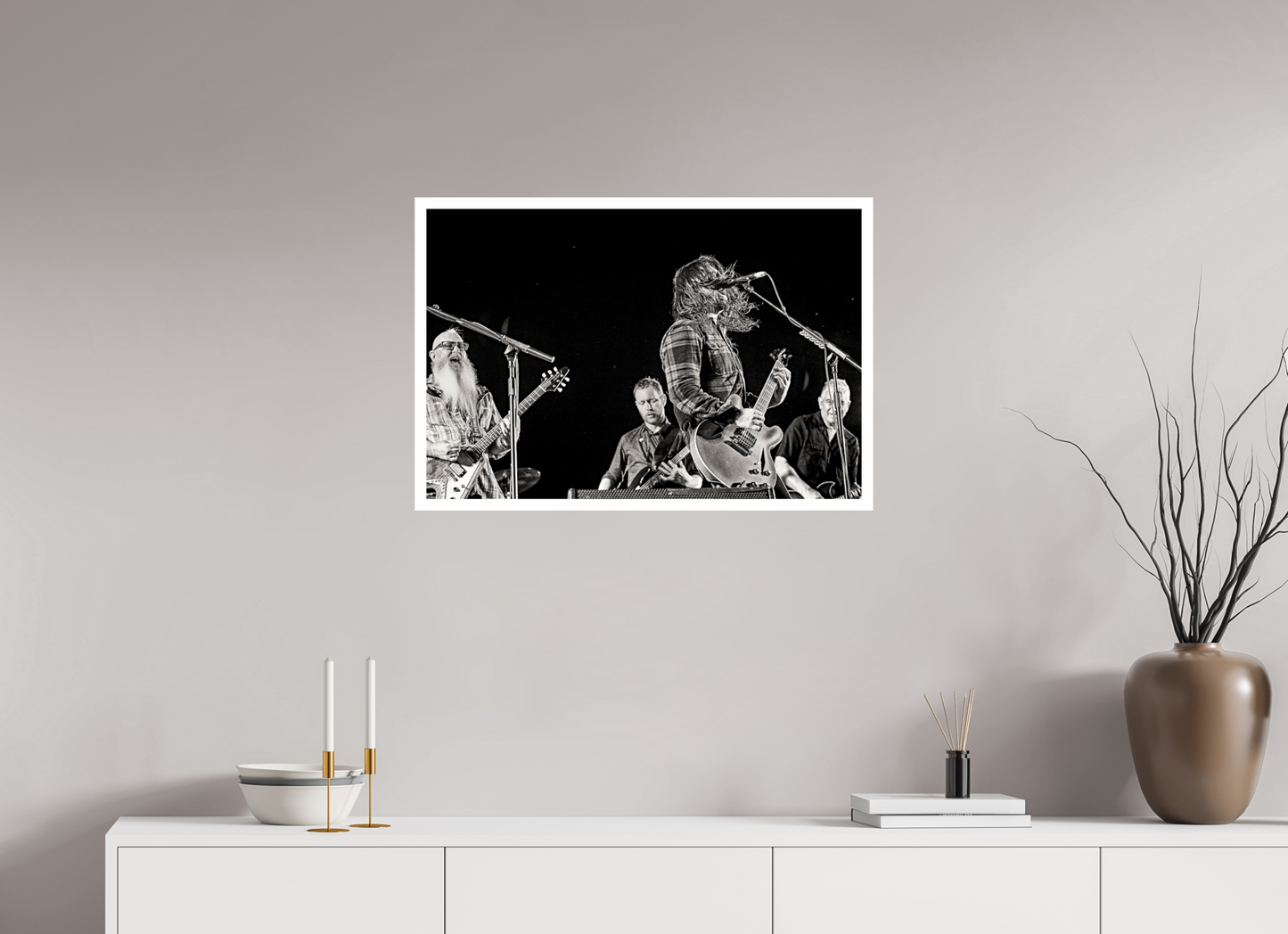 75 x 50 cm, Fine Art Print Dave Grohl - Foo Fighters Live 03