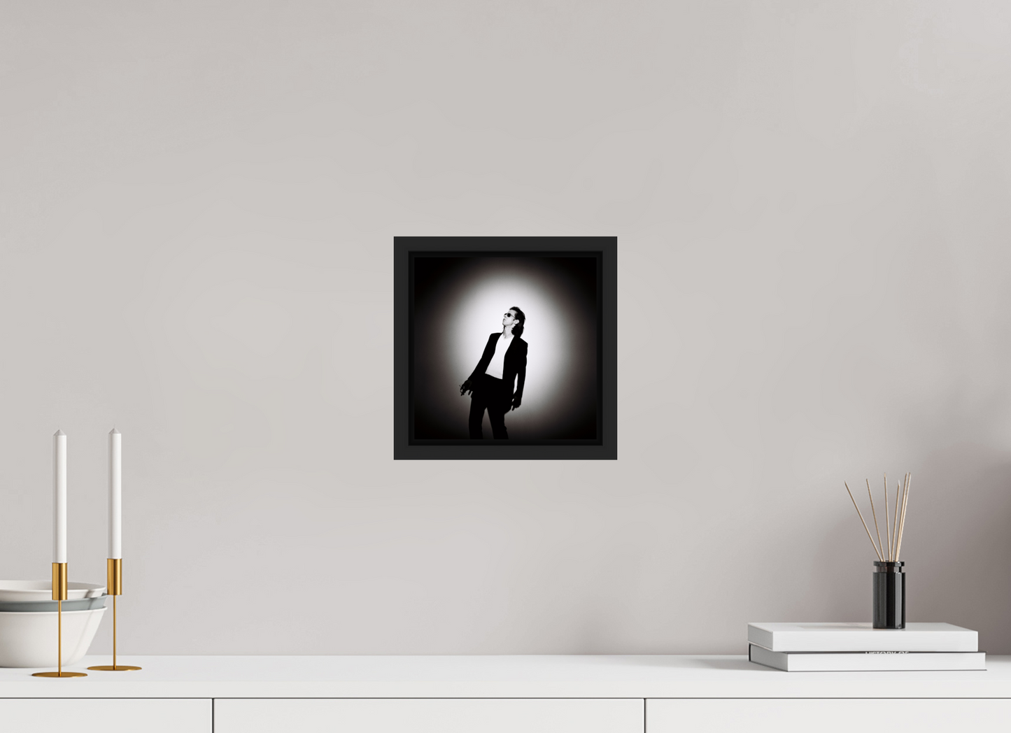 20 x 20 cm, Floater Frame | Black Matte Nick Cave 11
