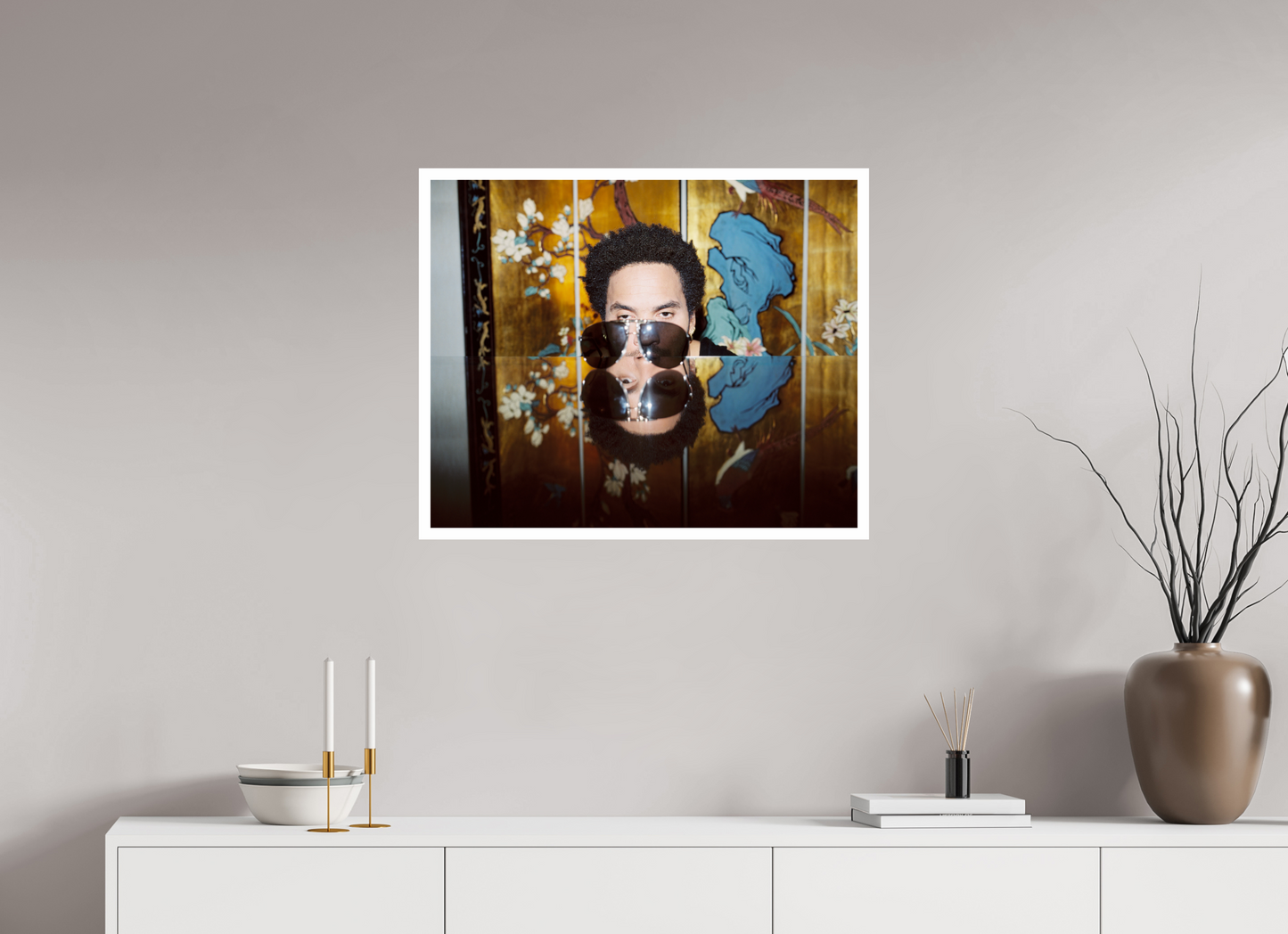 73,6 x 60 cm, Fine Art Print Lenny Kravitz 02