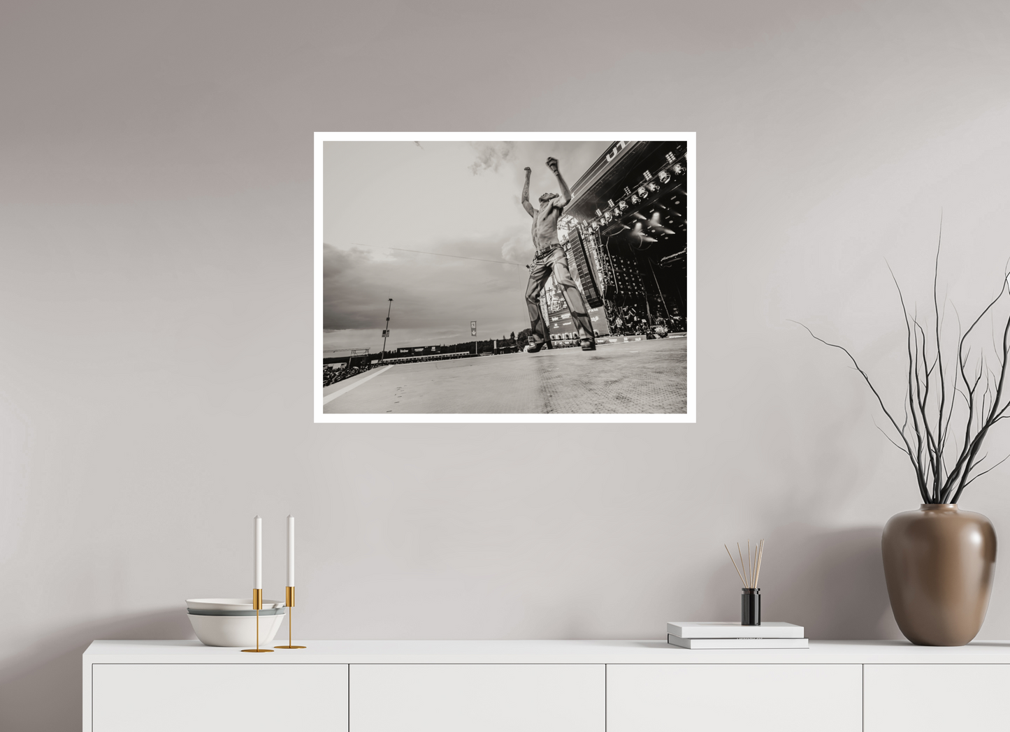 80 x 60 cm, Fine Art Print Måneskin Live 03