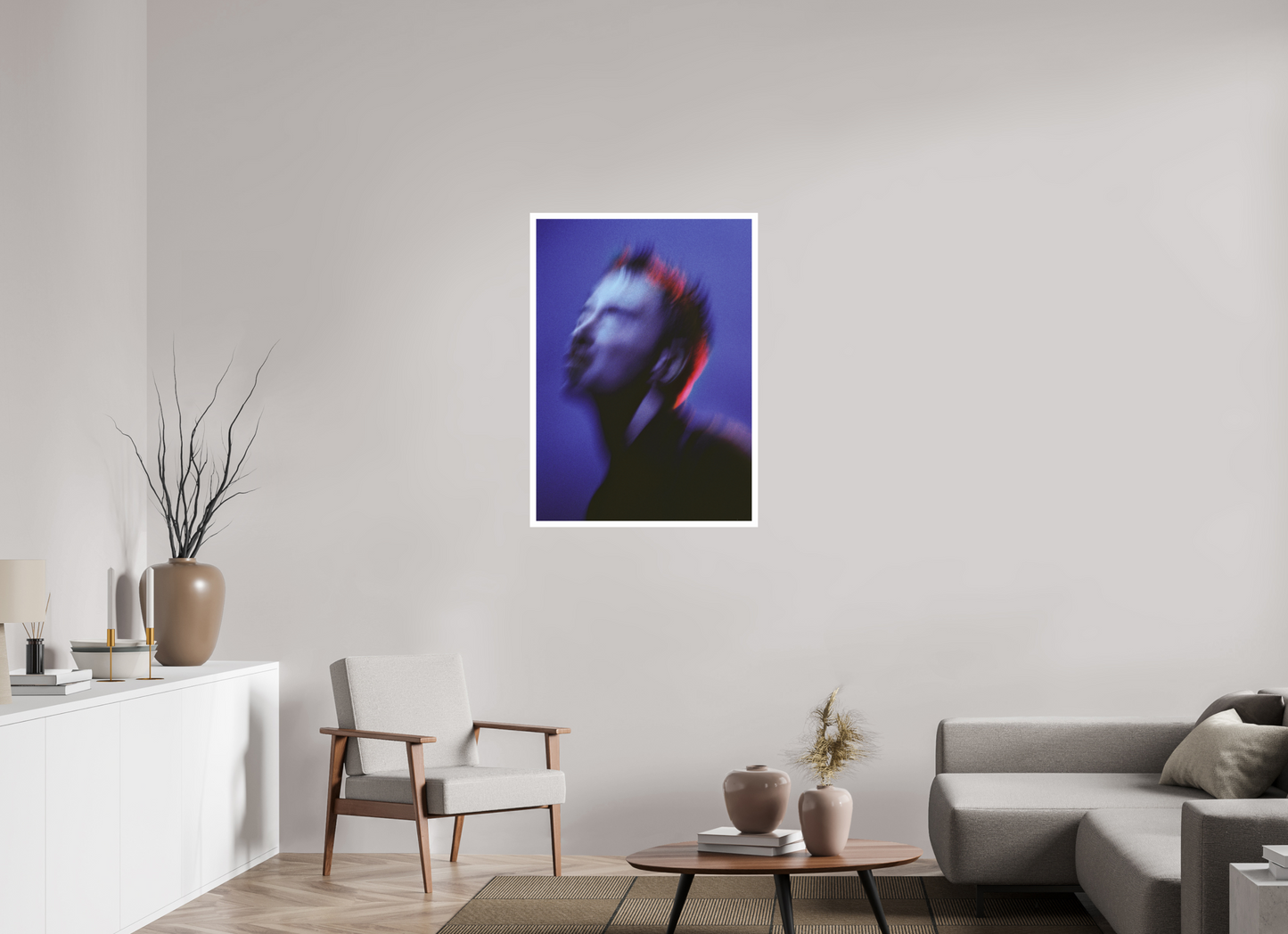 70 x 98 cm, Fine Art Print Thom Yorke - Radiohead 01