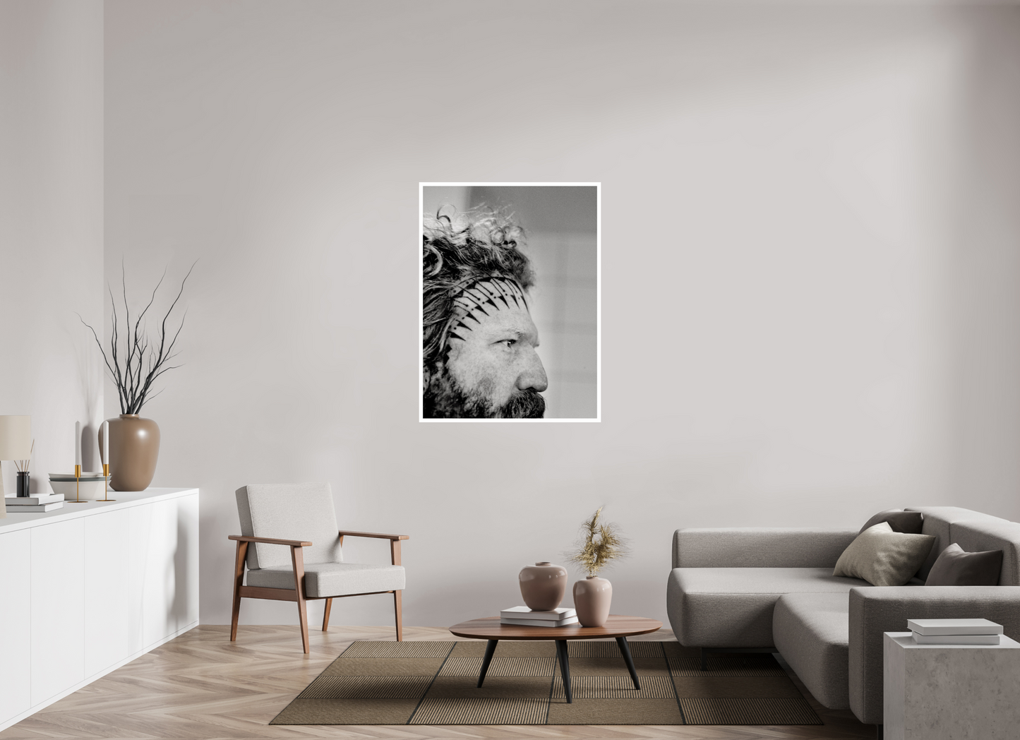 90 x 120 cm, Fine Art Print Brent Hinds - Mastodon 01