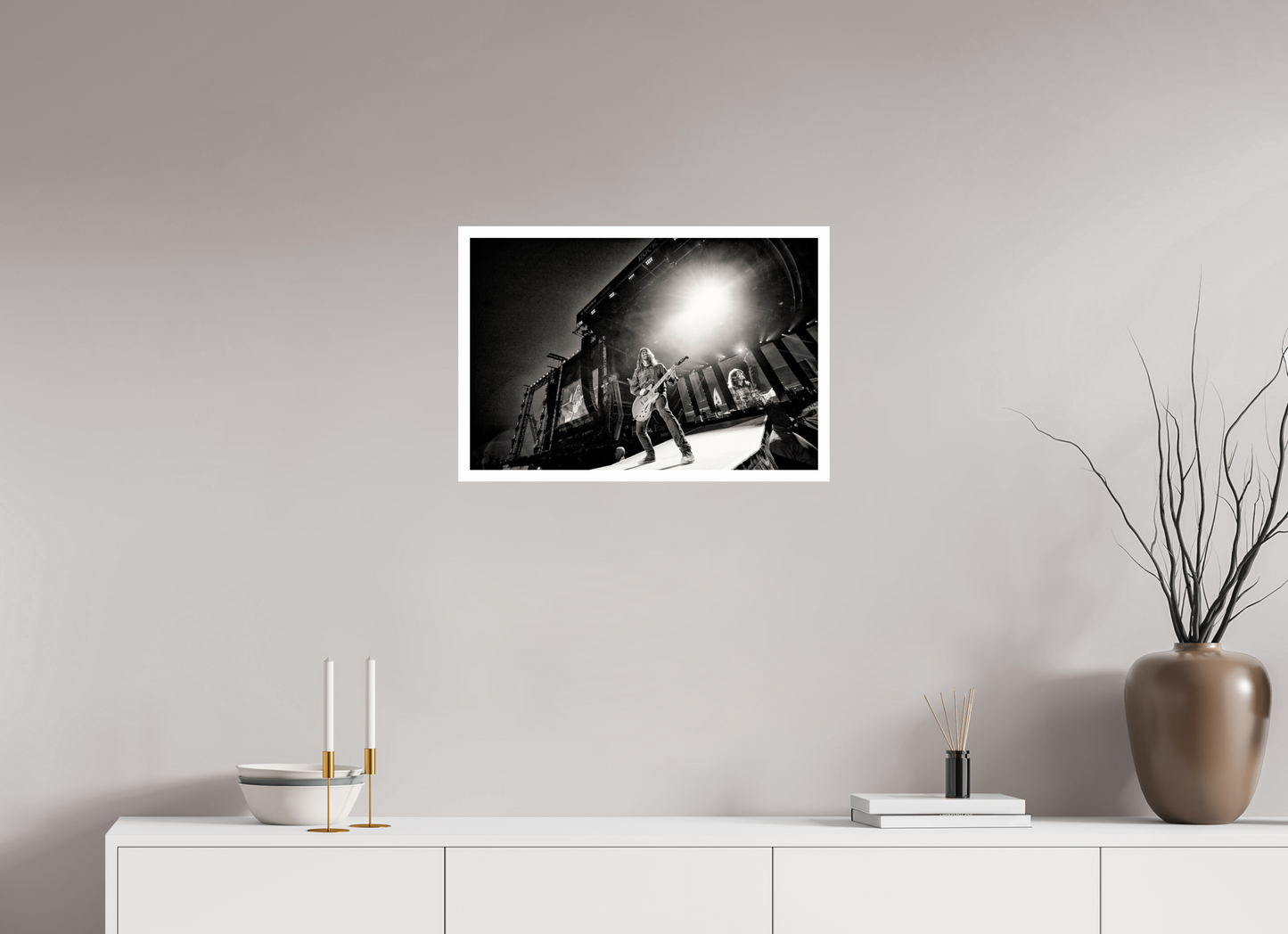 60 x 40 cm, Fine Art Print Dave Grohl - Foo Fighters Live 07