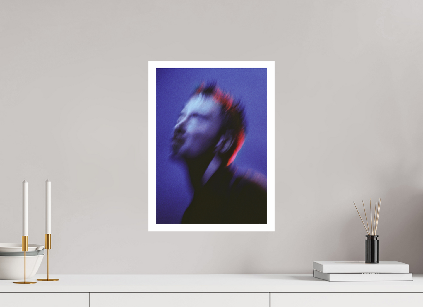 30 x 42 cm, Fine Art Print Thom Yorke - Radiohead 01