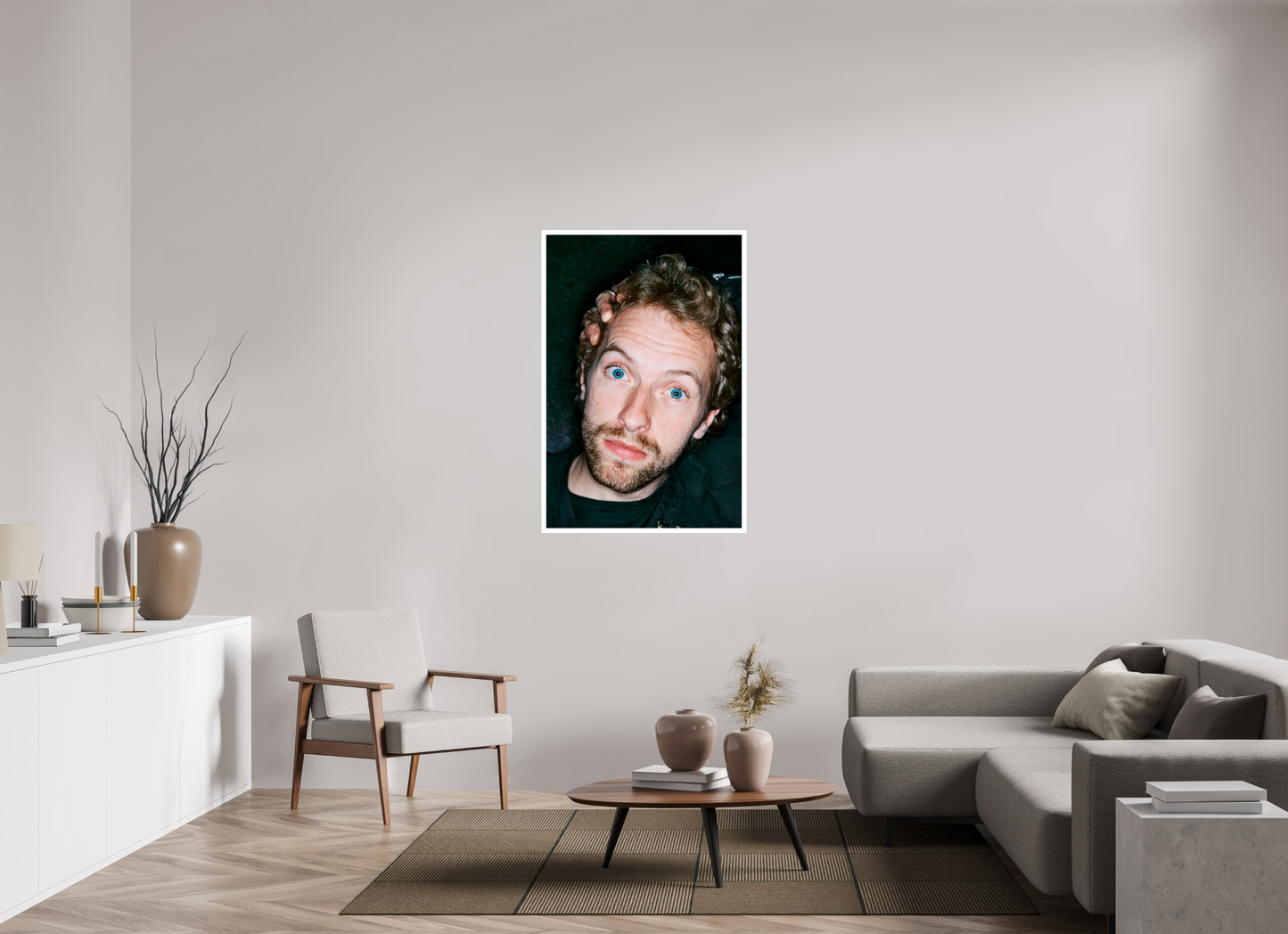 80 x 120 cm, Fine Art Print Chris Martin - Coldplay 08
