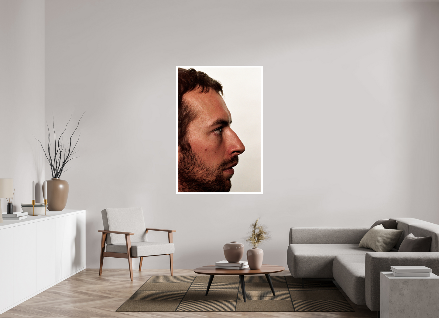 100 x 150 cm, Fine Art Print Chris Martin - Coldplay 03