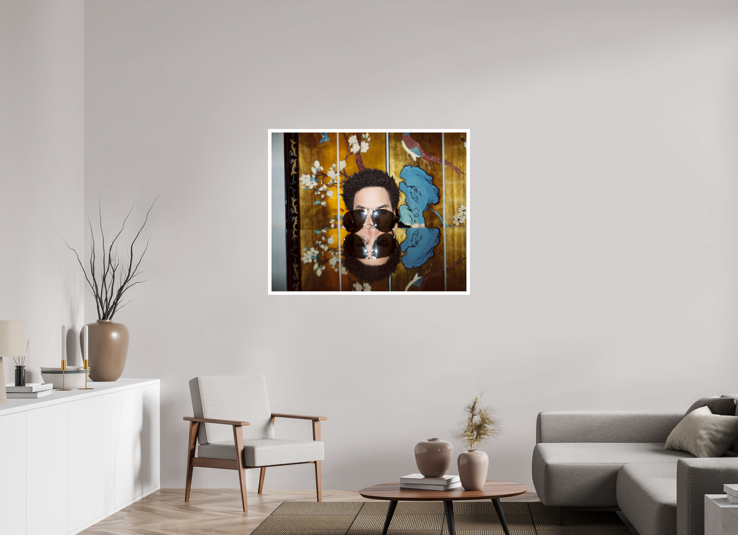 110,4 x 90 cm, Fine Art Print Lenny Kravitz 03