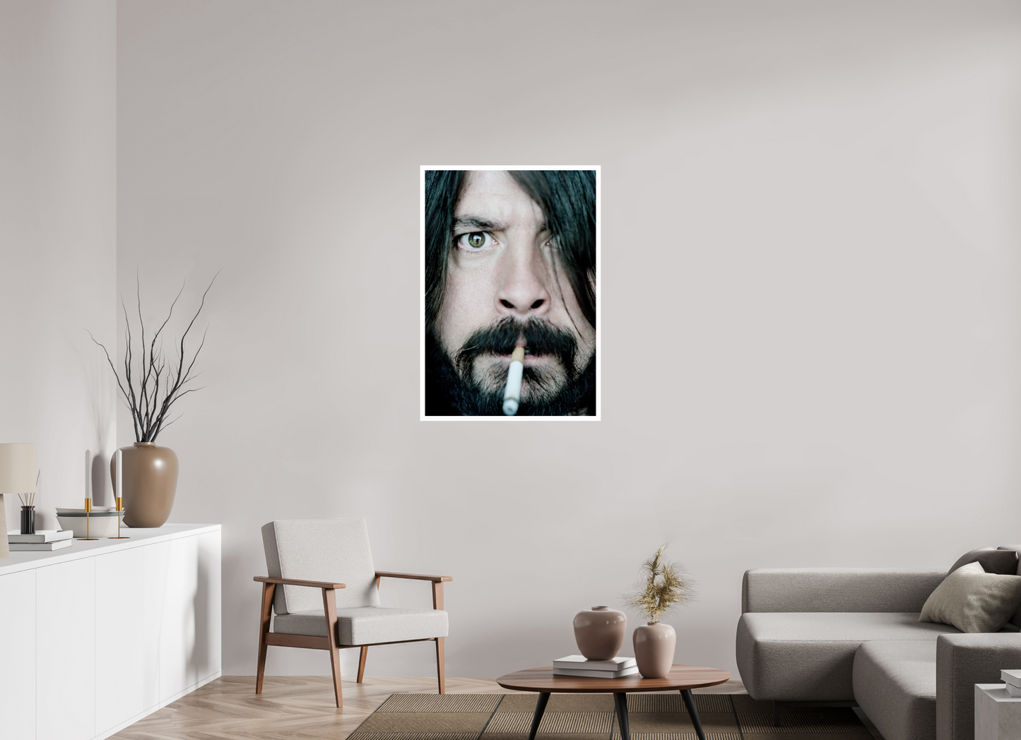 70 x 100,7 cm, Fine Art Print Dave Grohl - Foo Fighters 01