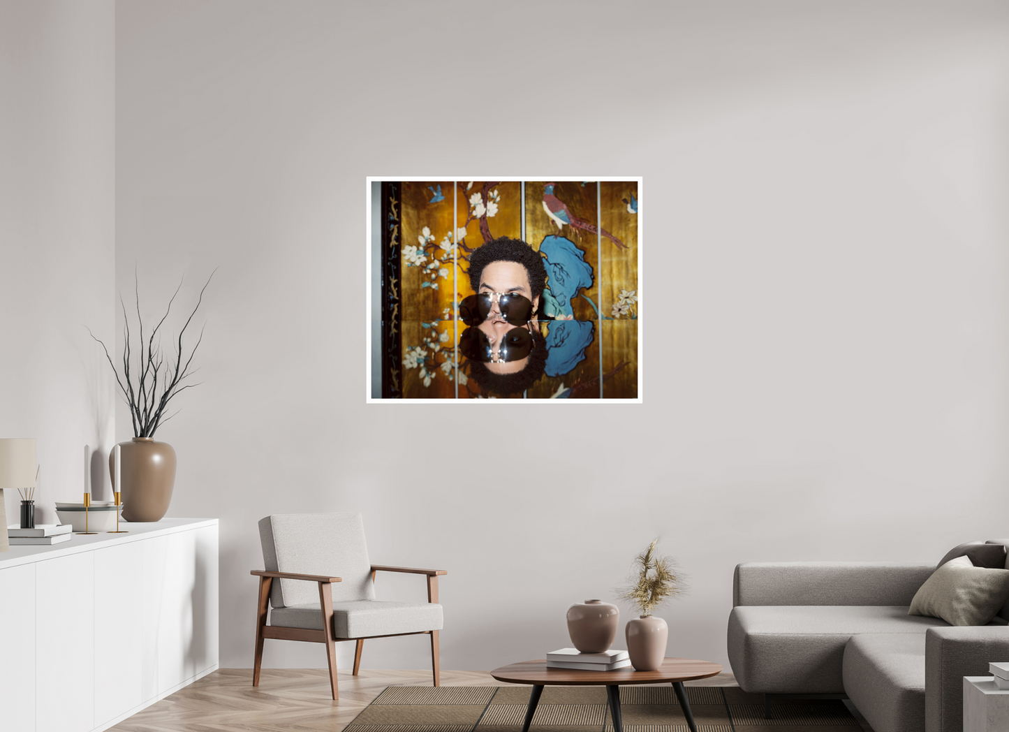 110,4 x 90 cm, Fine Art Print Lenny Kravitz 05