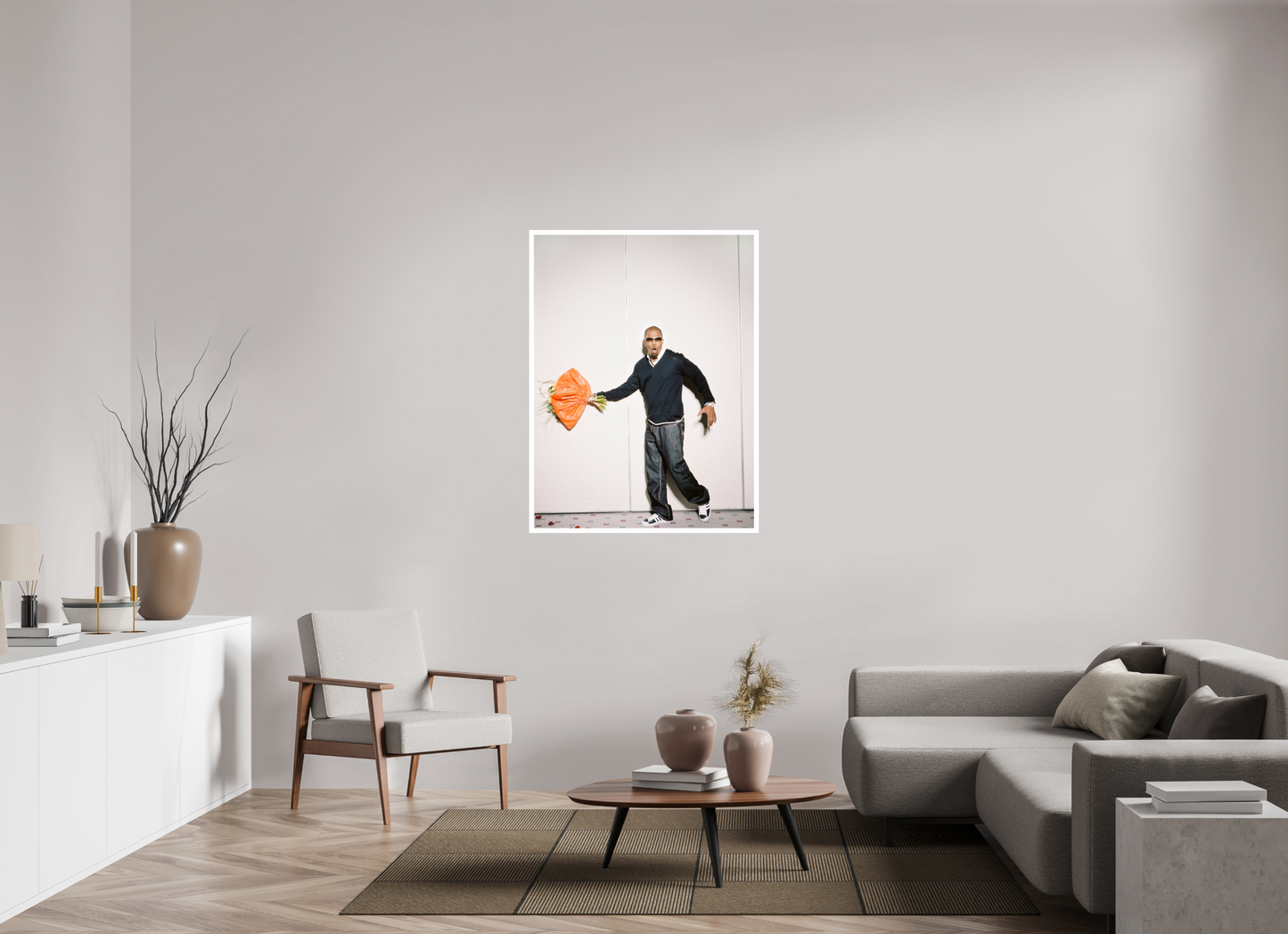 90 x 120 cm, Fine Art Print Jamie Foxx 01