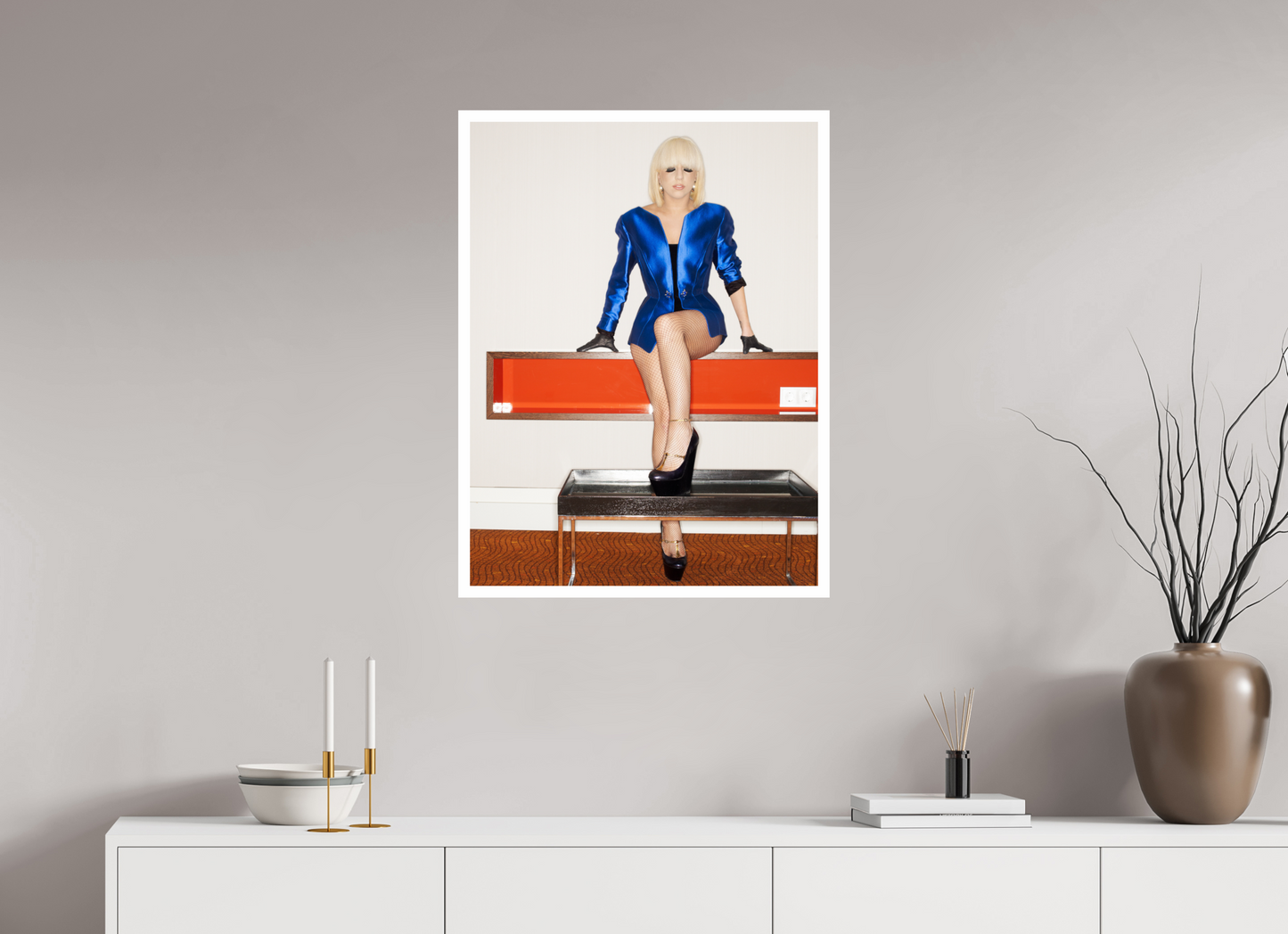 60 x 80 cm, Fine Art Print Lady Gaga 05