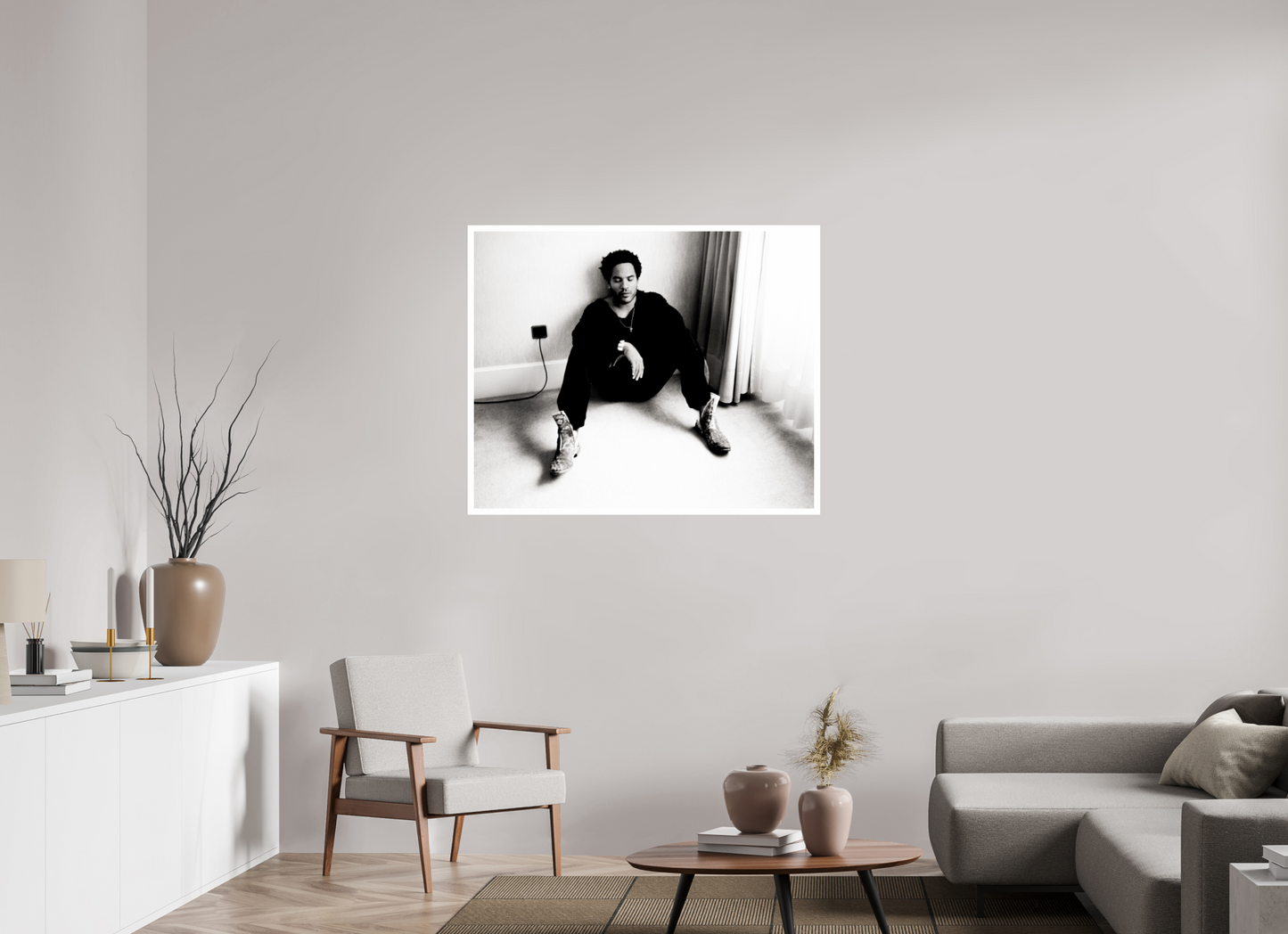 110,4 x 90 cm, Fine Art Print Lenny Kravitz 08
