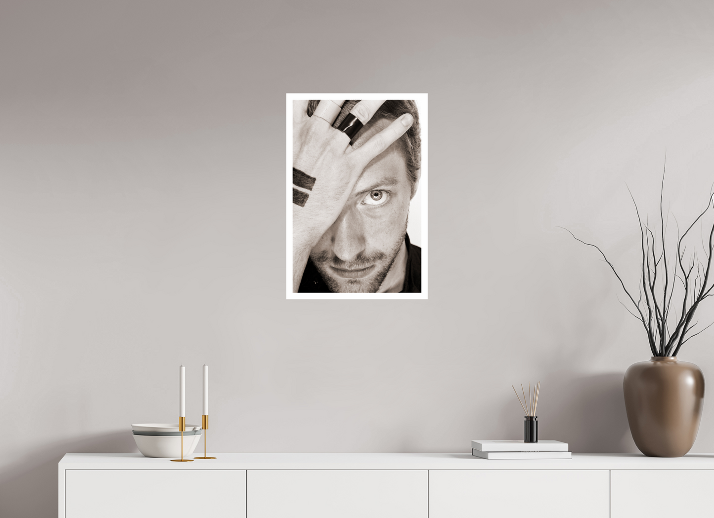 40 x 60 cm, Fine Art Print Chris Martin - Coldplay 05