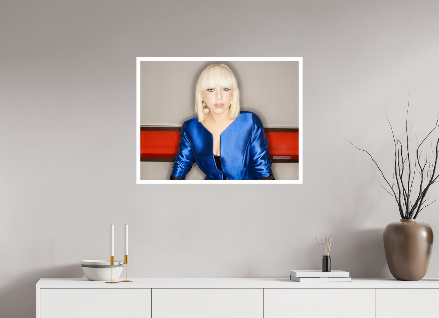 80 x 60 cm, Fine Art Print Lady Gaga 09