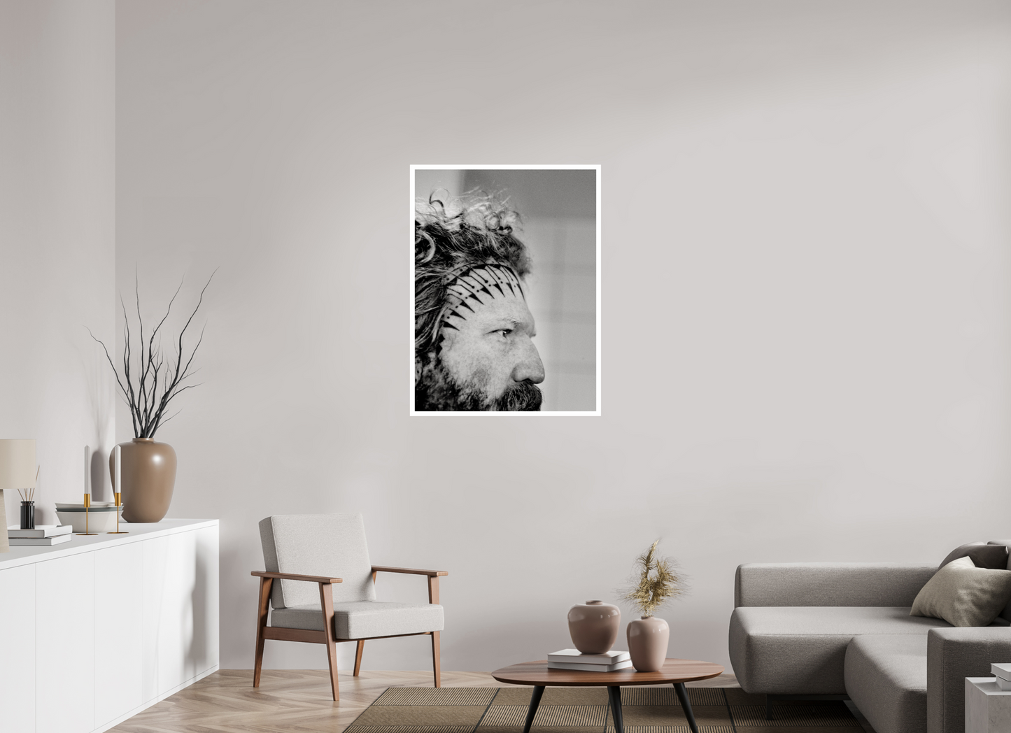 75 x 100 cm, Fine Art Print Brent Hinds - Mastodon 01