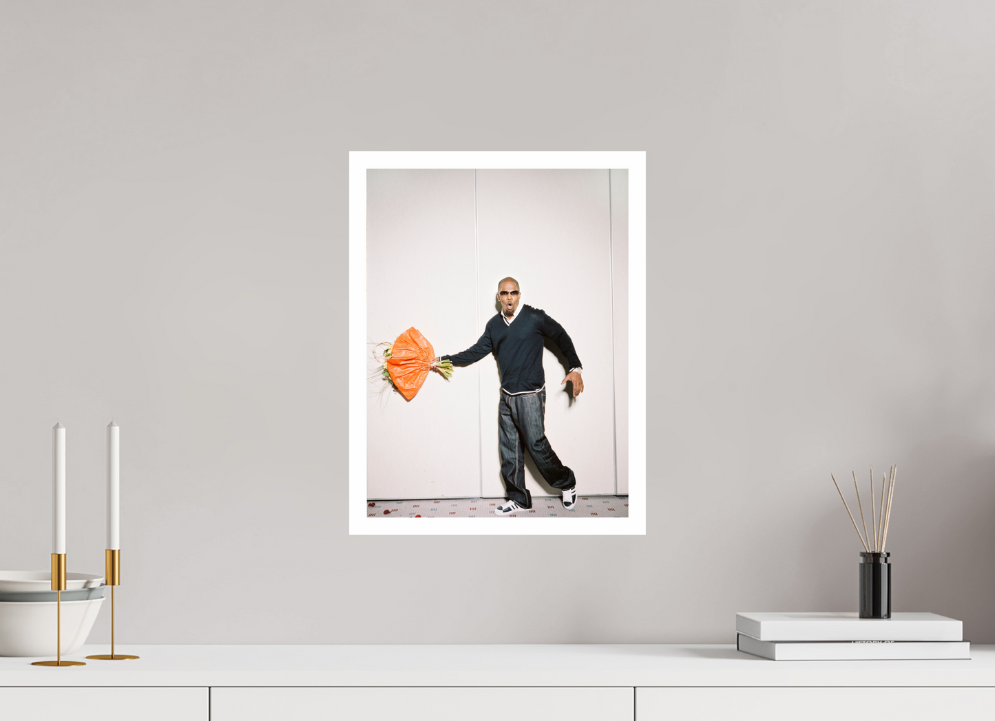 30 x 40 cm, Fine Art Print Jamie Foxx 01