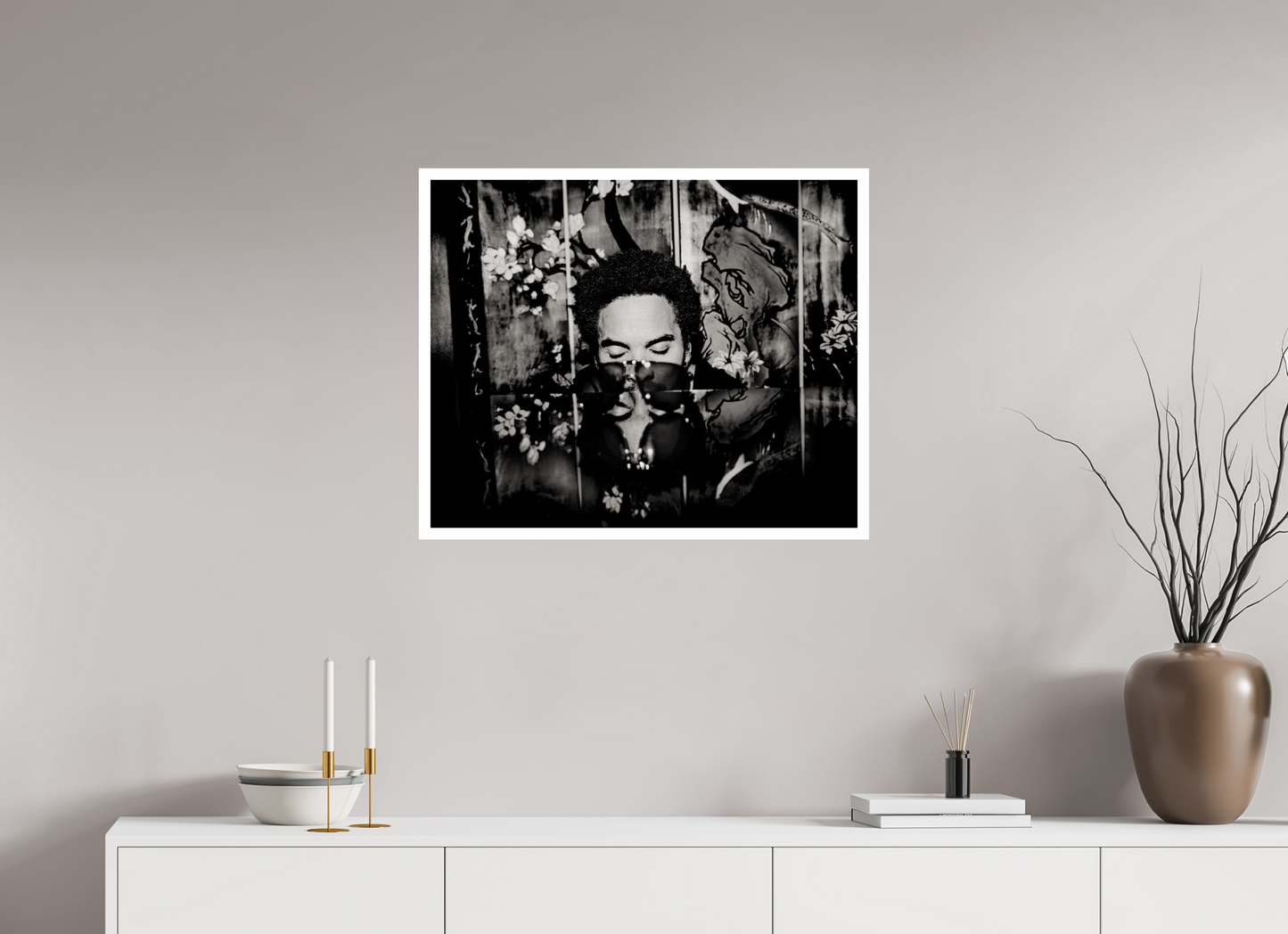 73,6 x 60 cm, Fine Art Print Lenny Kravitz 01