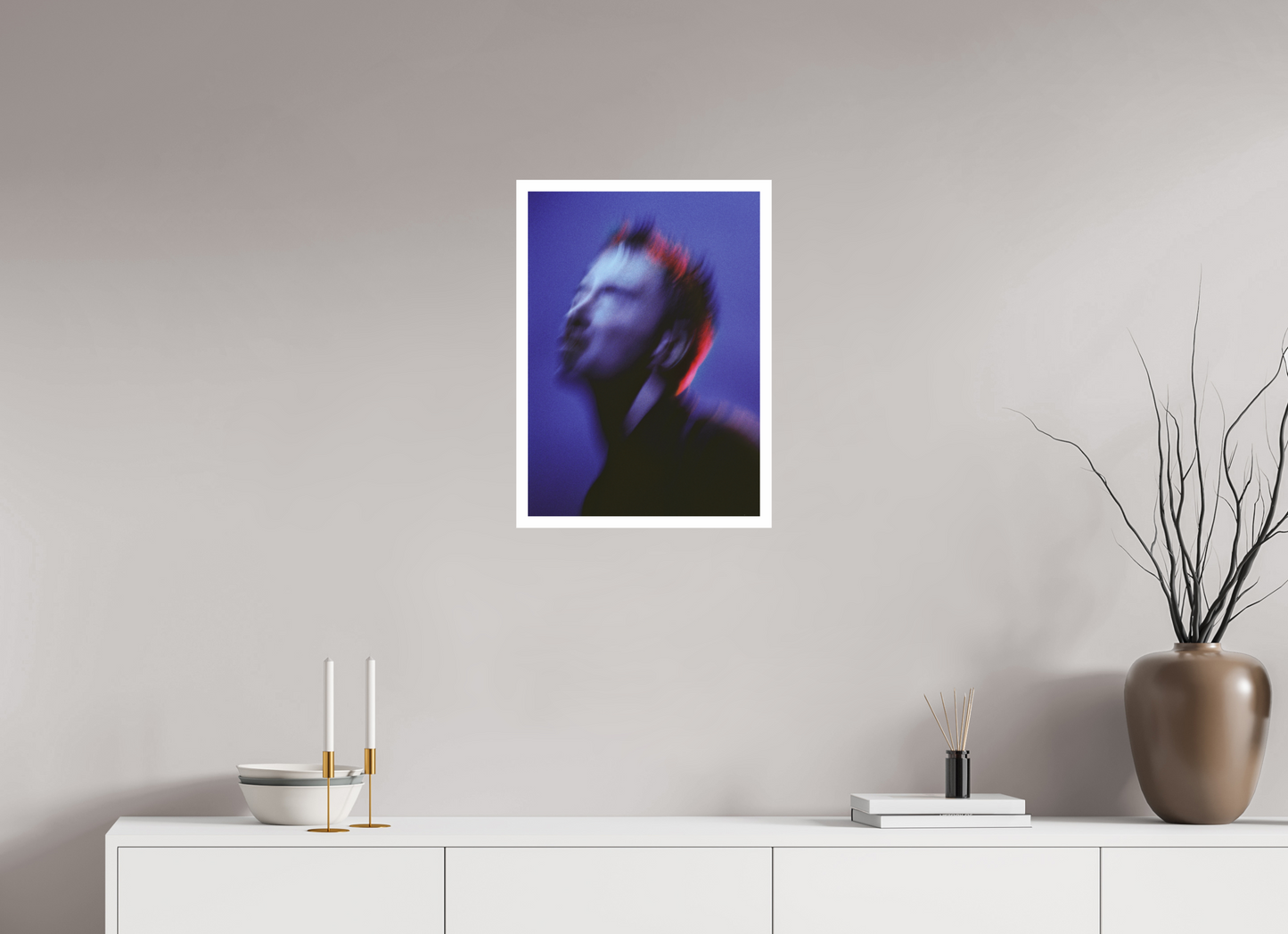 40 x 56 cm, Fine Art Print Thom Yorke - Radiohead 01