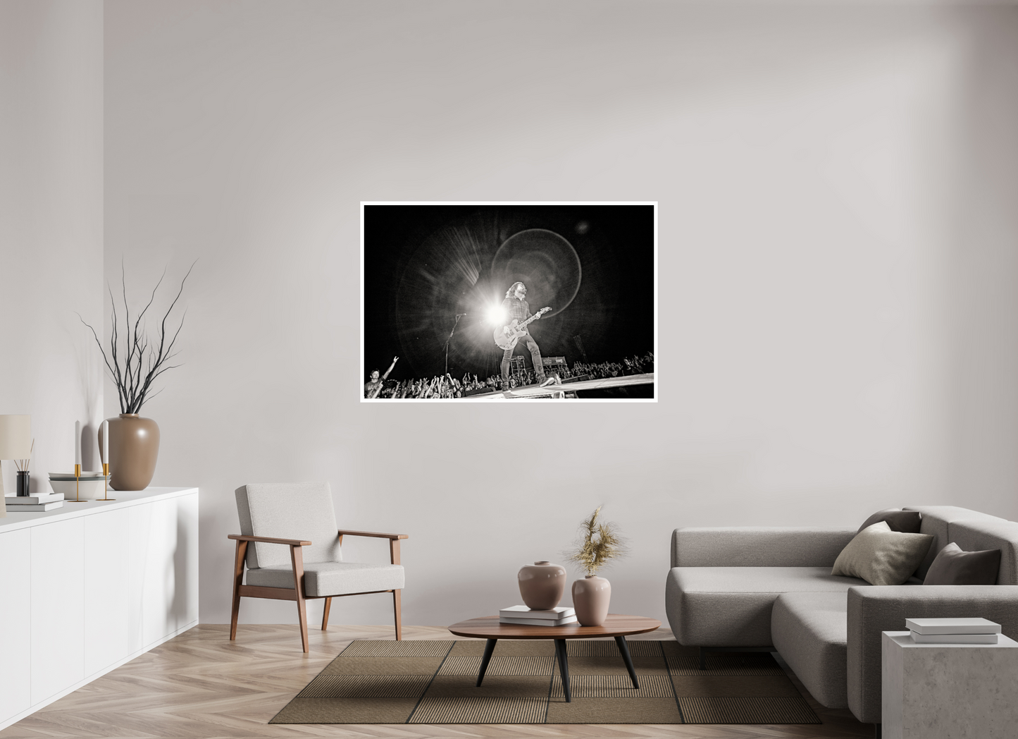 150 x 100 cm, Fine Art Print Dave Grohl - Foo Fighters Live 08
