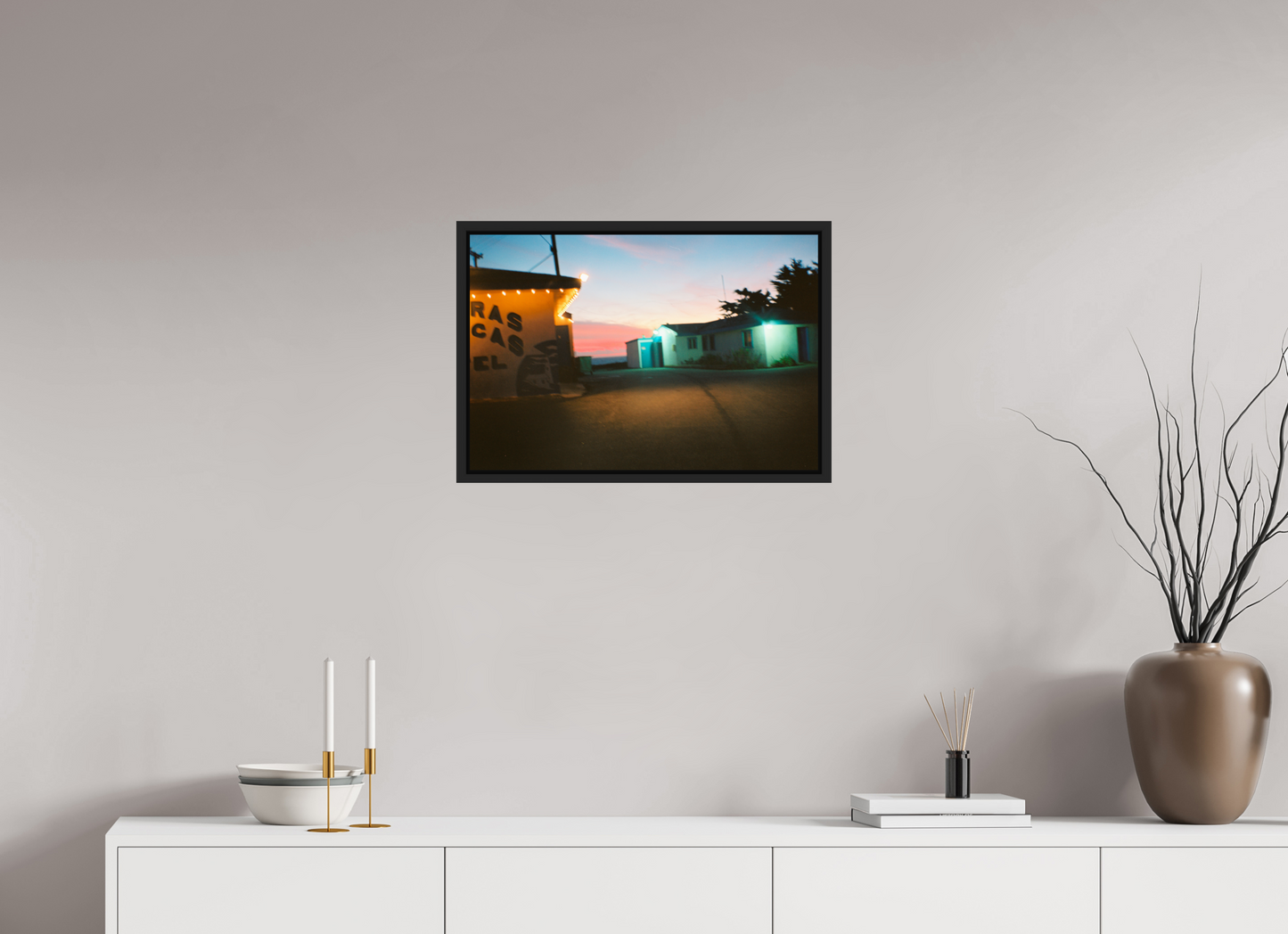 59,2 x 40 cm, Floater Frame | Black Matte USA - Agfa Clack 02