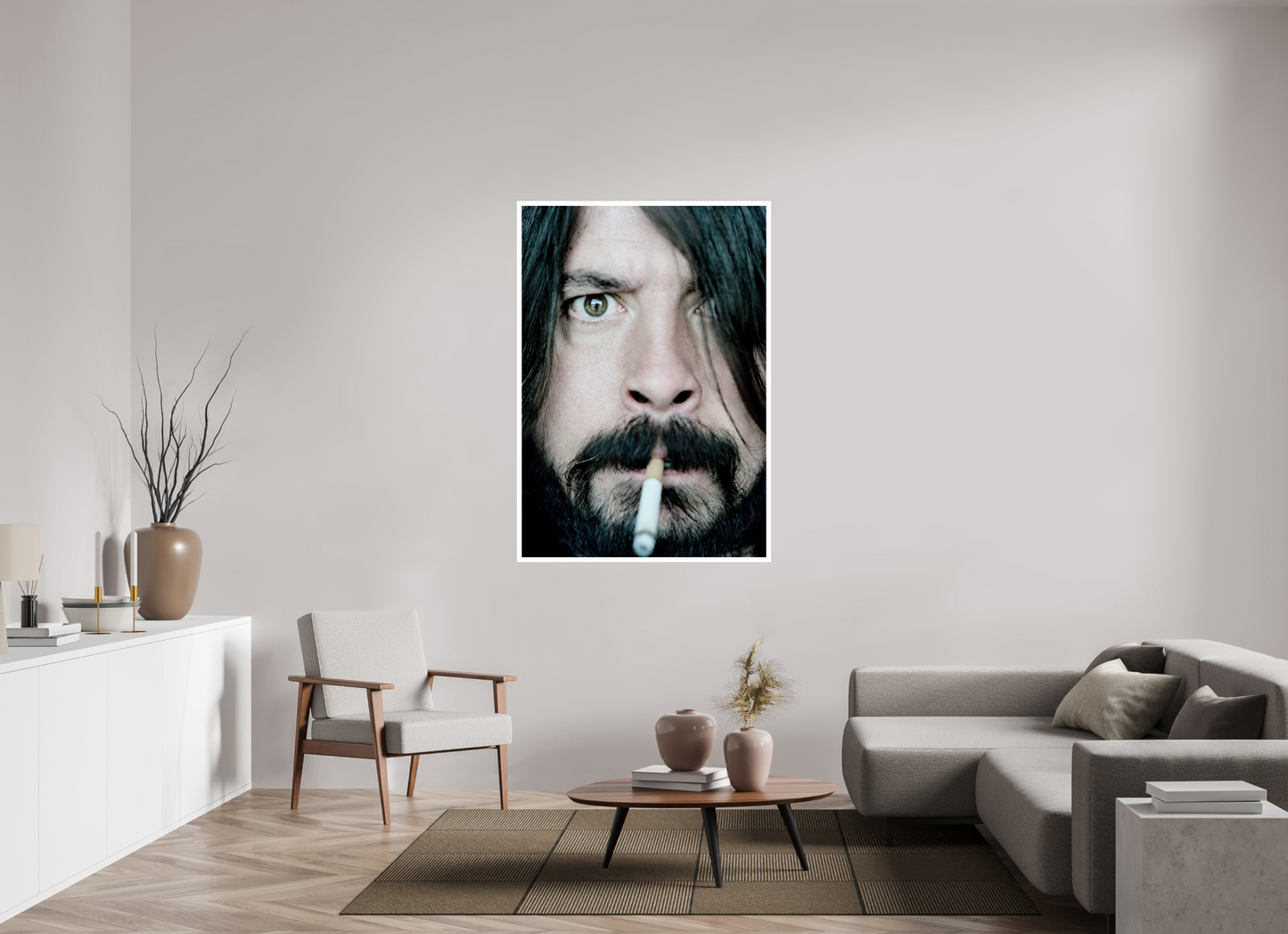 100 x 143,8 cm, Fine Art Print Dave Grohl - Foo Fighters 01