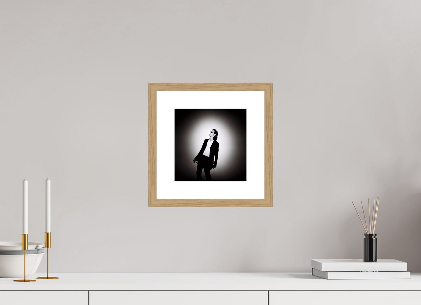 20 x 20 cm, Wood Frame with Passe-Partout | Oak Nick Cave 11