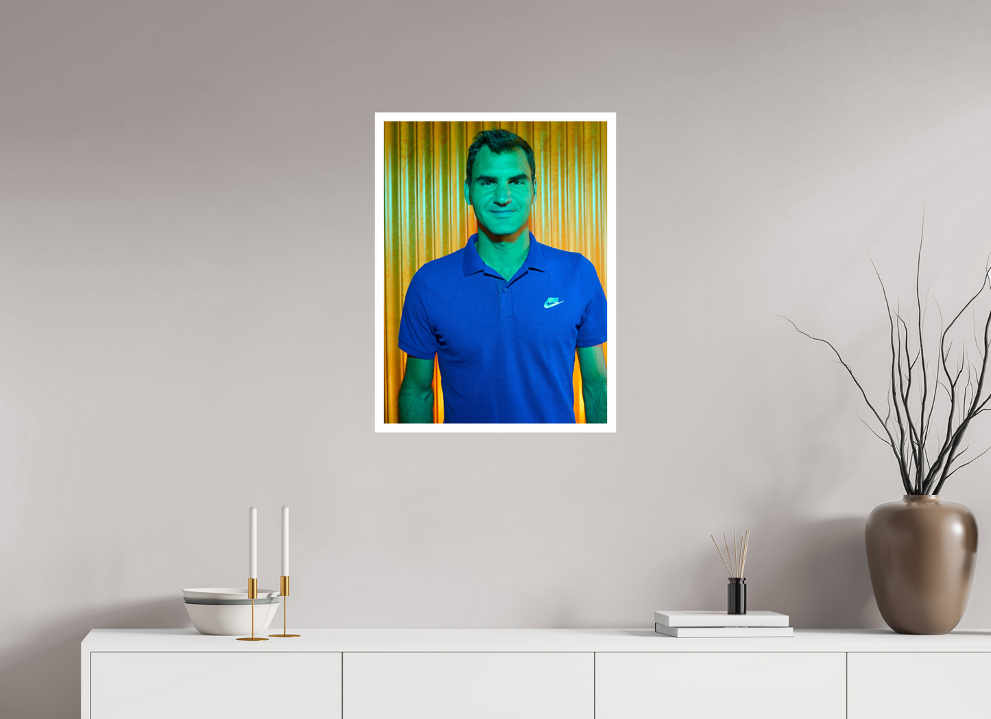 50 x 67,7 cm, Fine Art Print Roger Federer 03