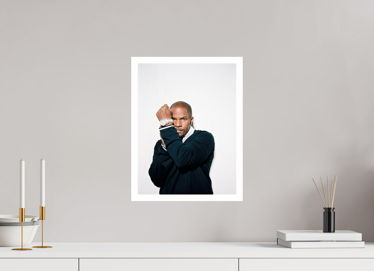 30 x 40 cm, Fine Art Print Jamie Foxx 03