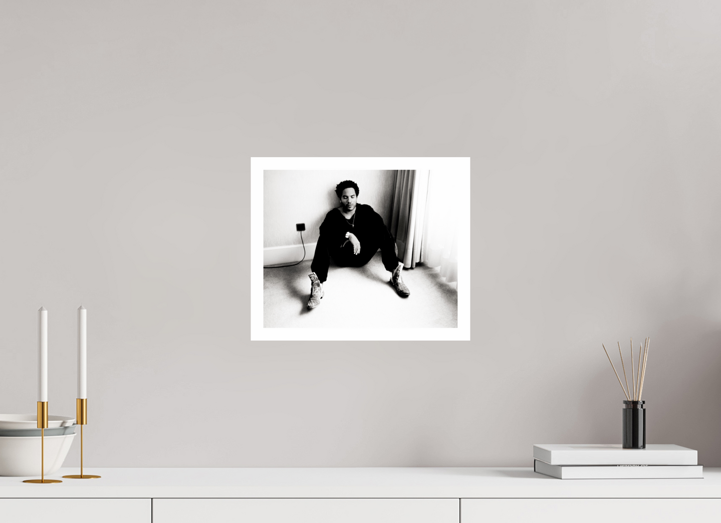 30,7 x 25 cm, Fine Art Print Lenny Kravitz 08