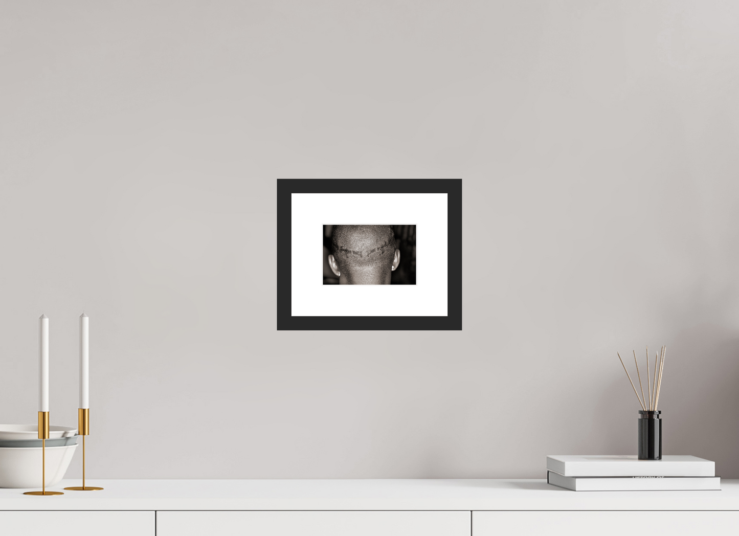 15 x 10 cm, Wood Frame with Passe-Partout | Black Matte Jamie Foxx 06