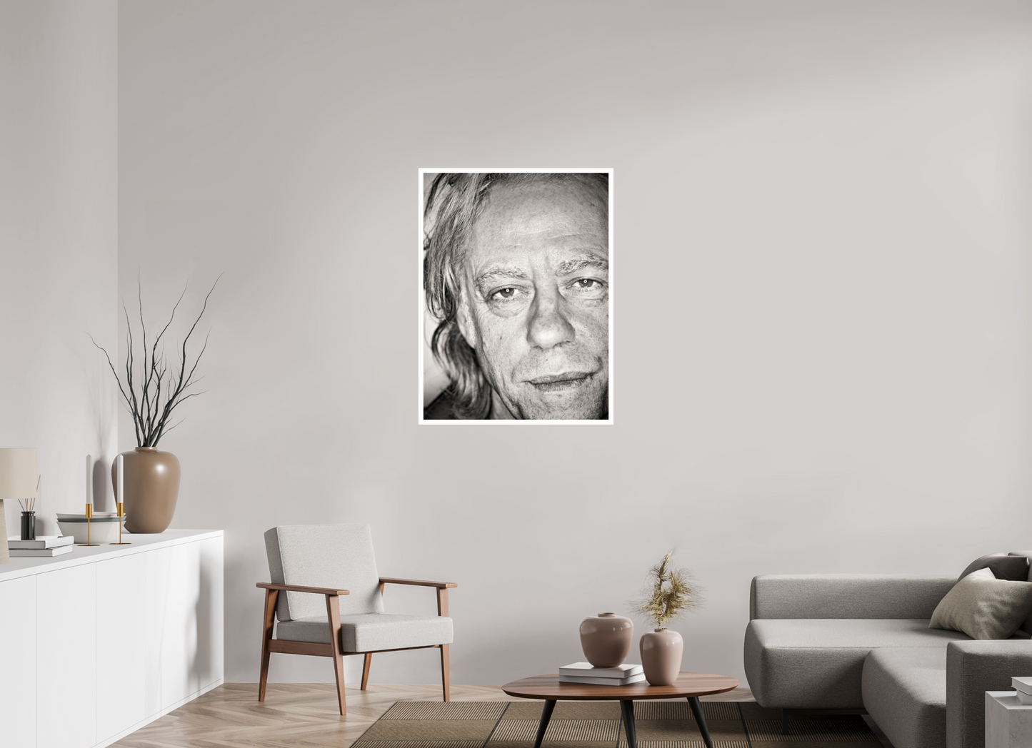 75 x 100 cm, Fine Art Print Bob Geldof 04