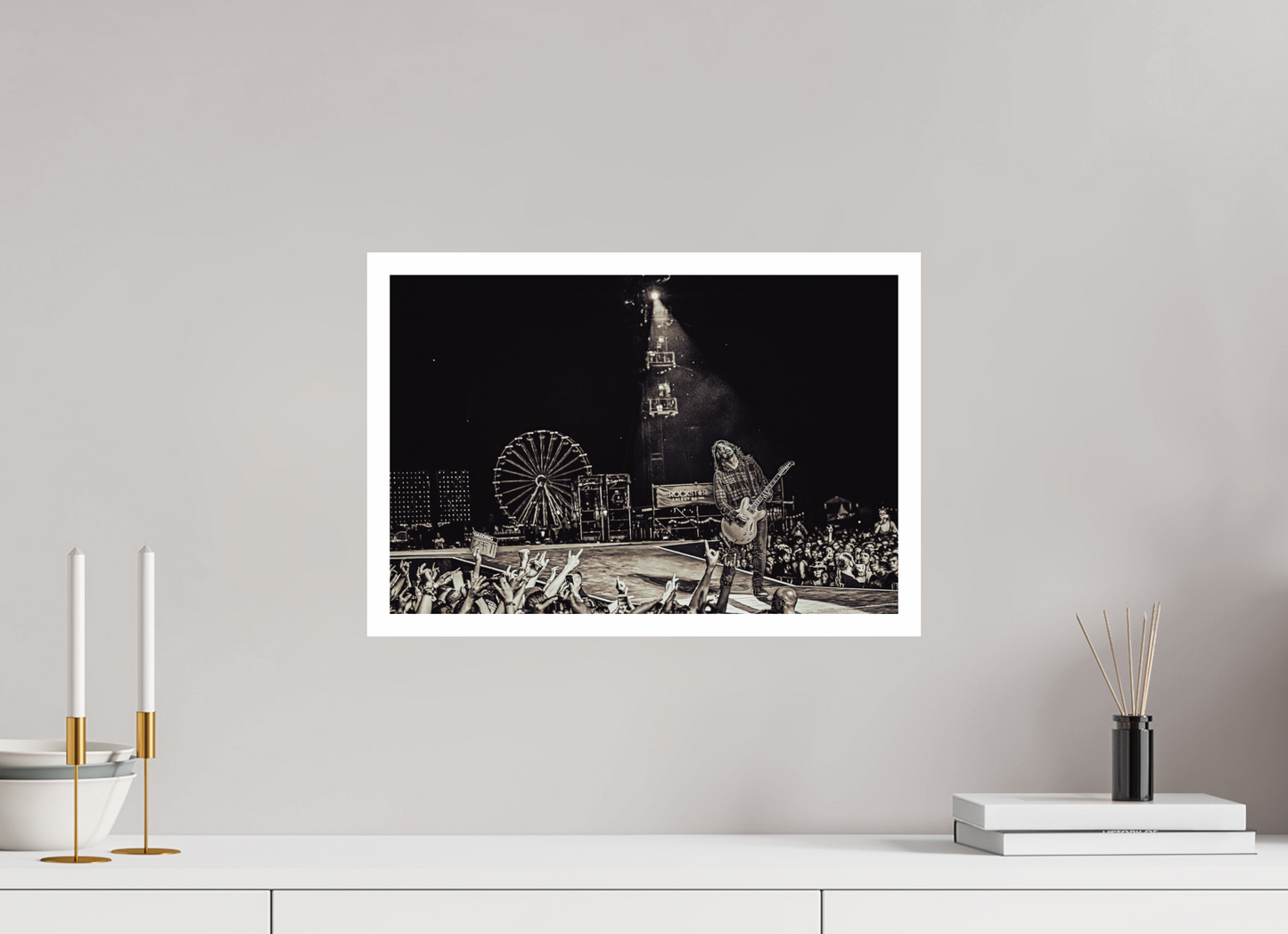 45 x 30 cm, Fine Art Print Dave Grohl - Foo Fighters Live 04