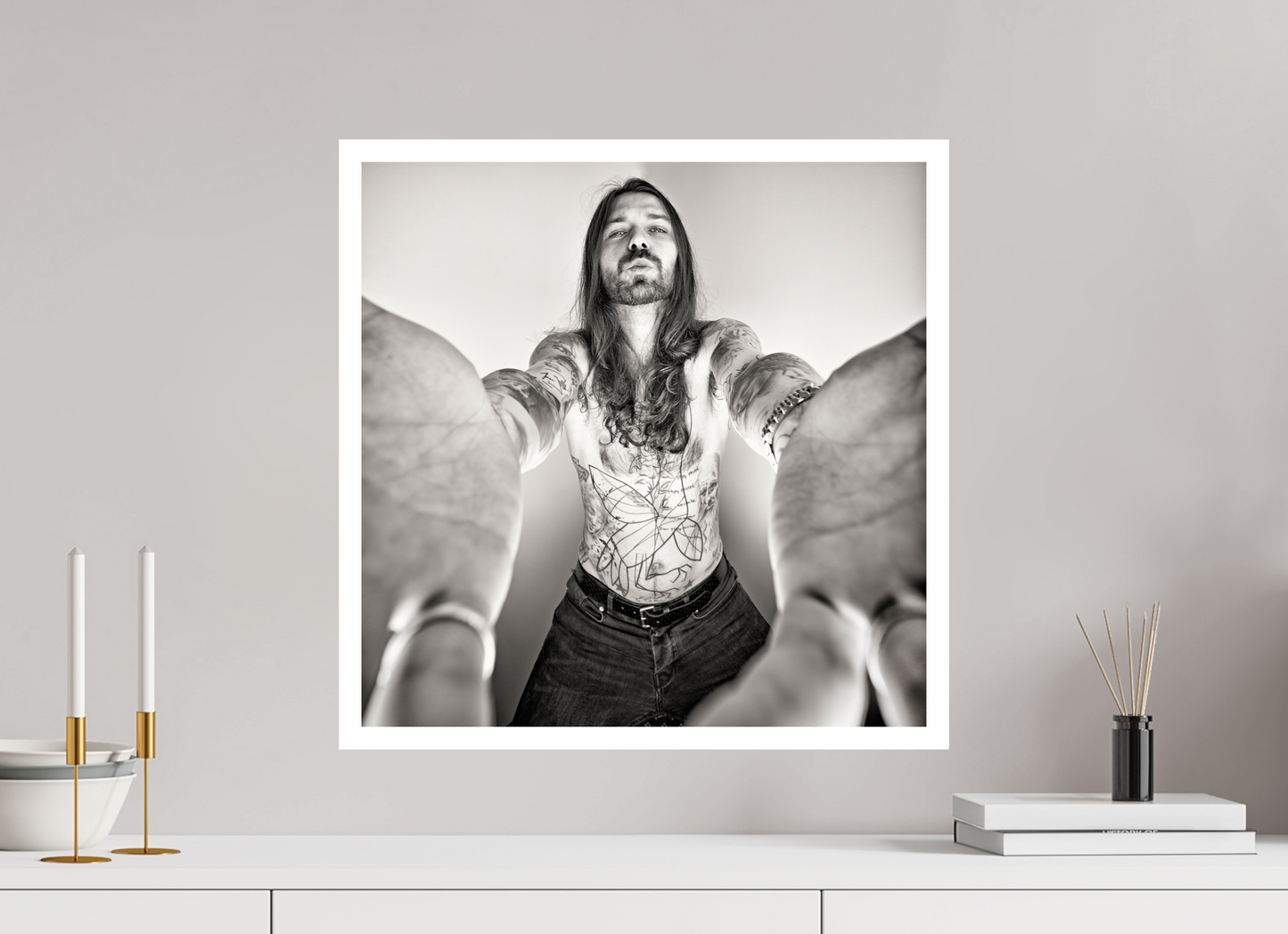 50 x 50 cm, Fine Art Print Simon Neil - Biffy Clyro 02